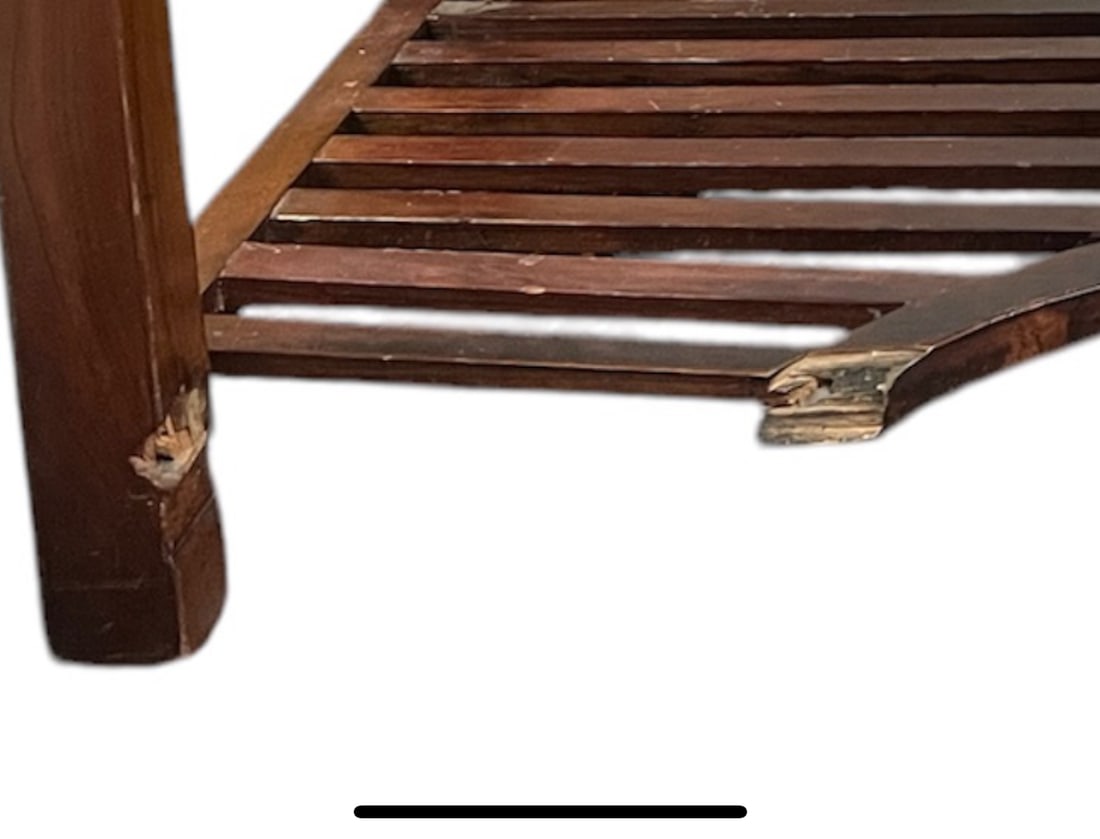 Chinese Carved Wooden Writing Desk - 10