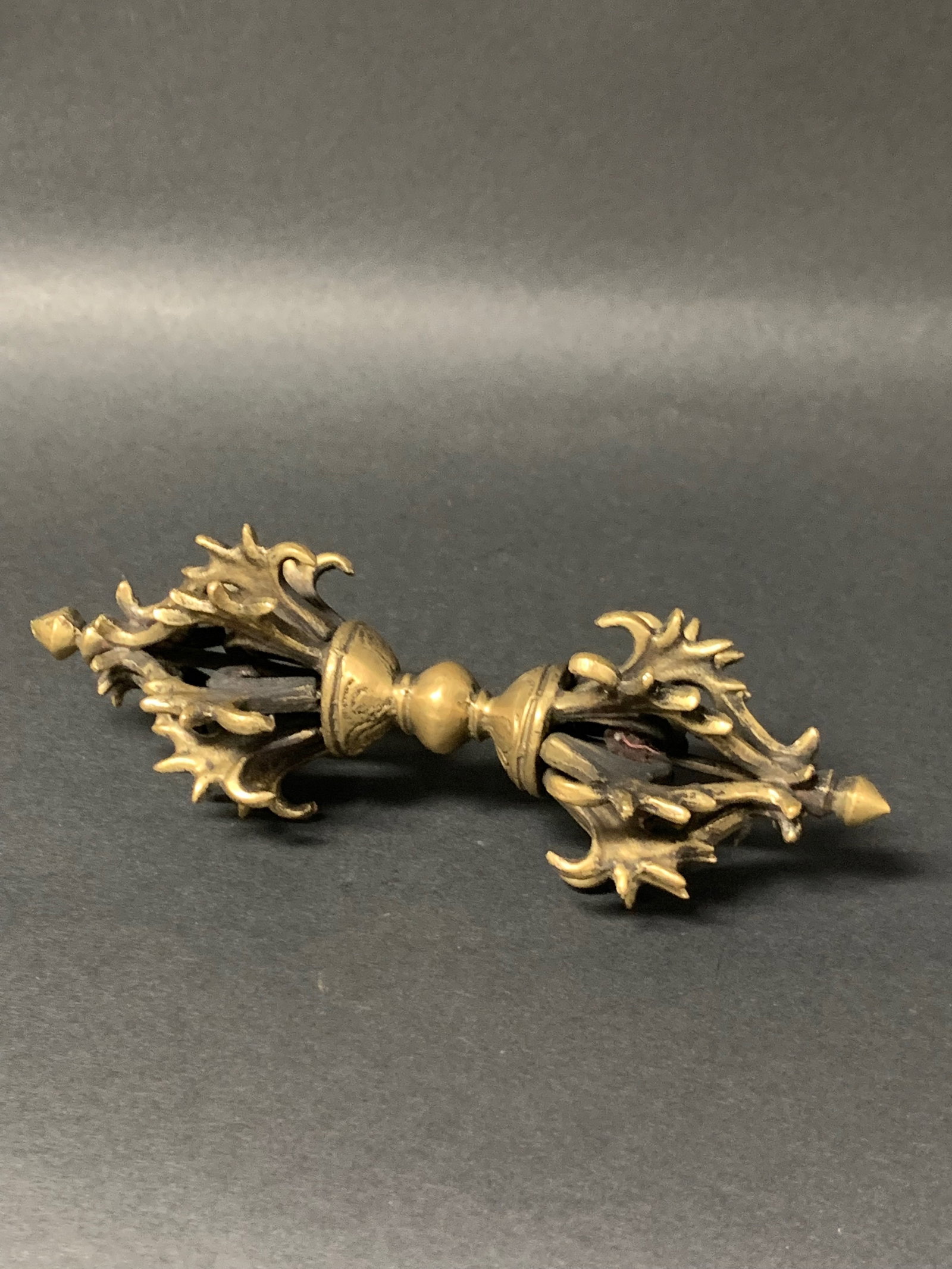 Tibetan Bronze Phurba Ritual Dagger (1 of 7)