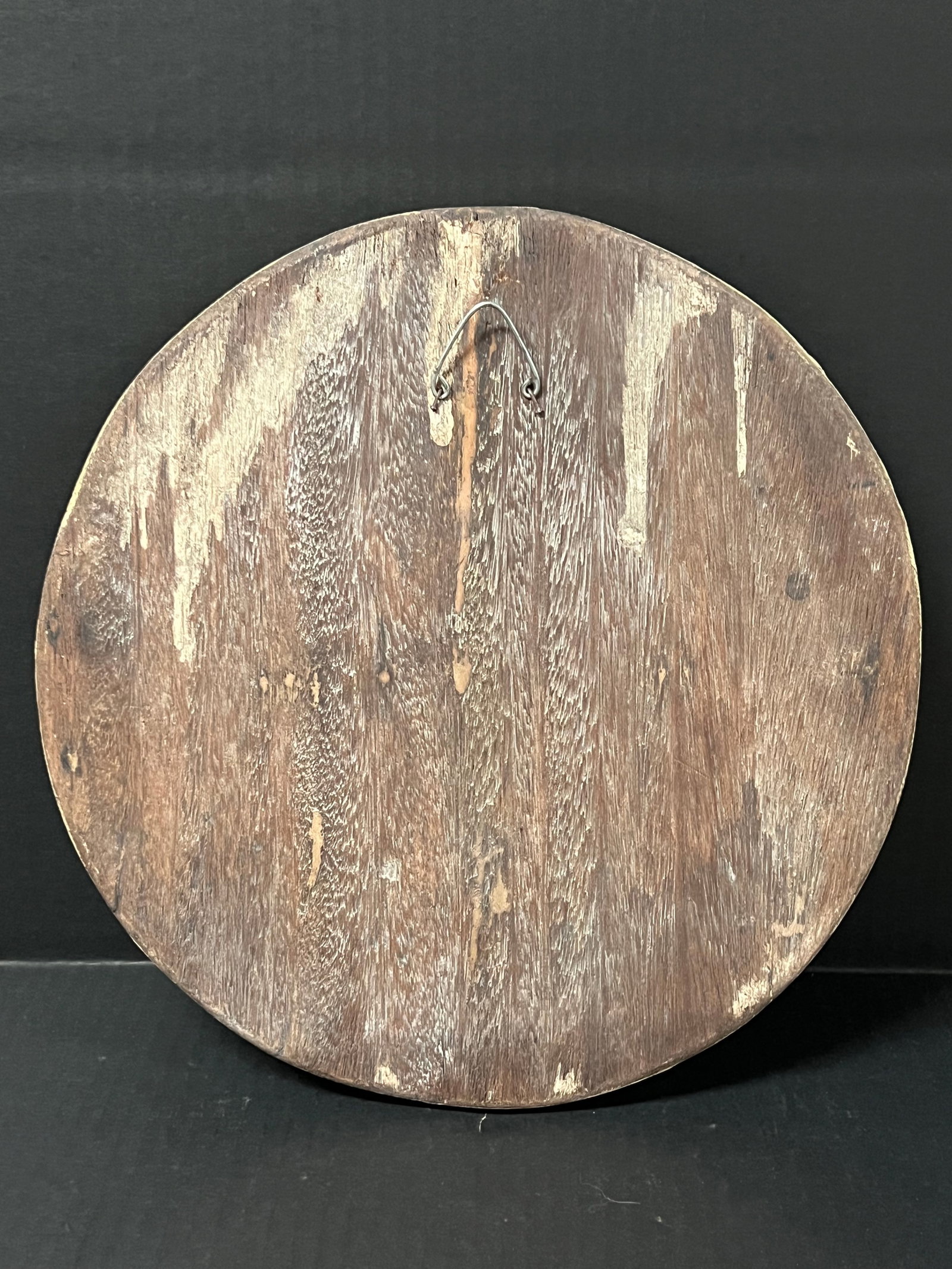 Carved Wood Religious Printed Icon - 7