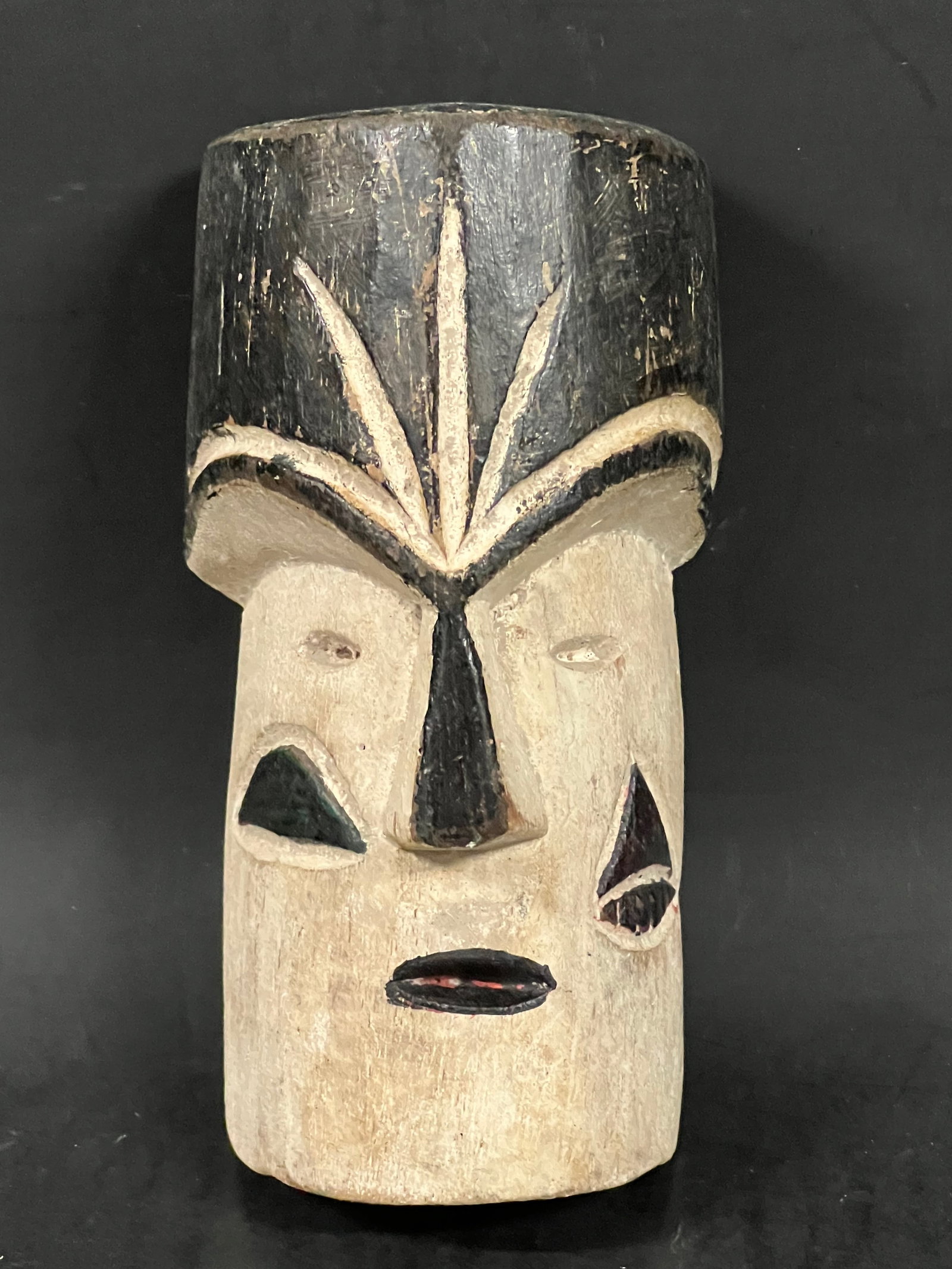 Carved Wood Passport Mask - 4