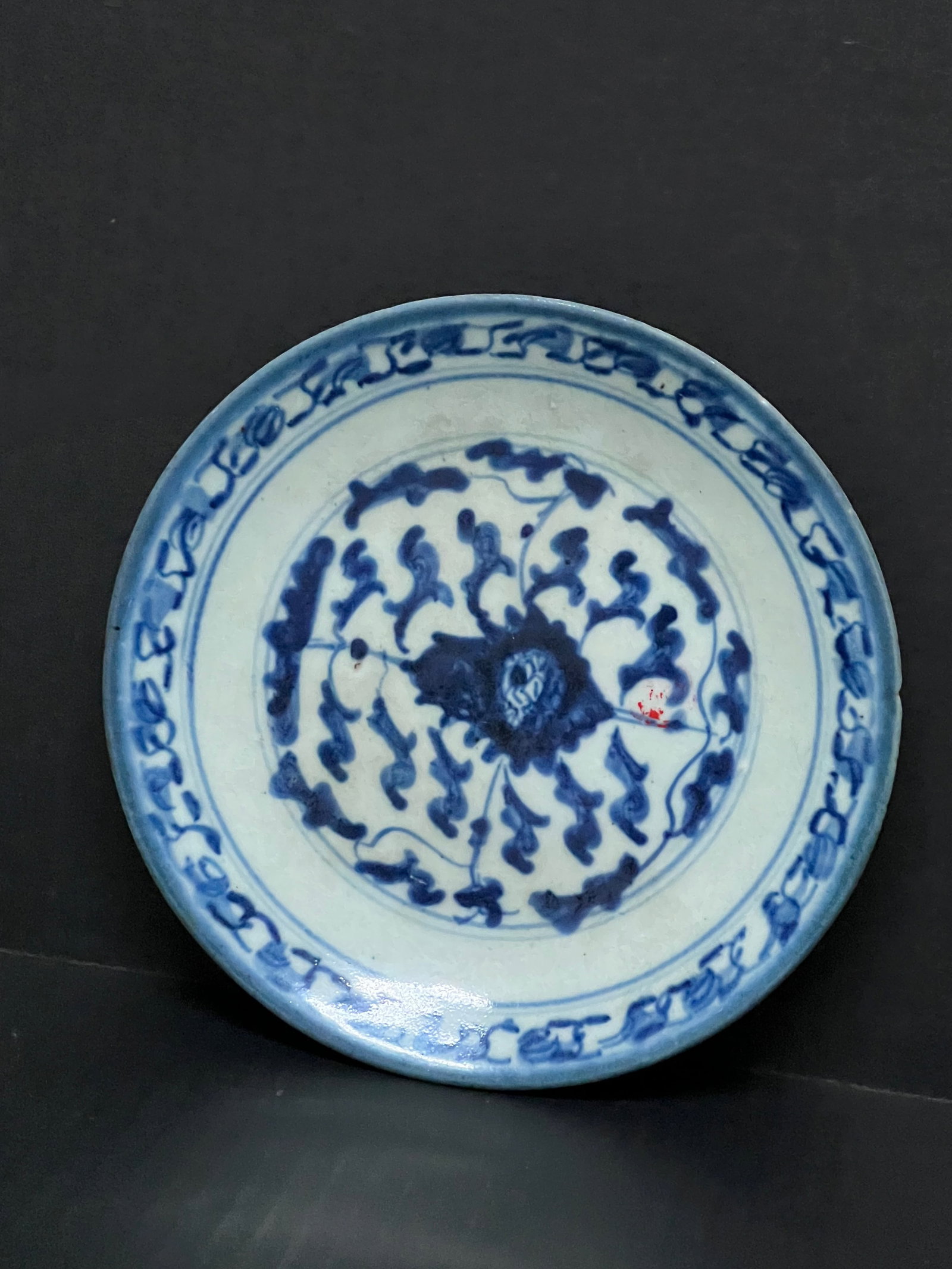 Chinese Art Porcelain Blue and White Plate - 2