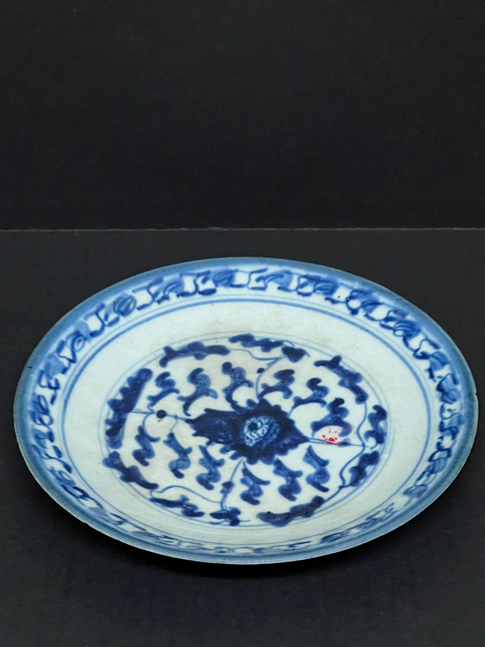 Chinese Art Porcelain Blue and White Plate - 5