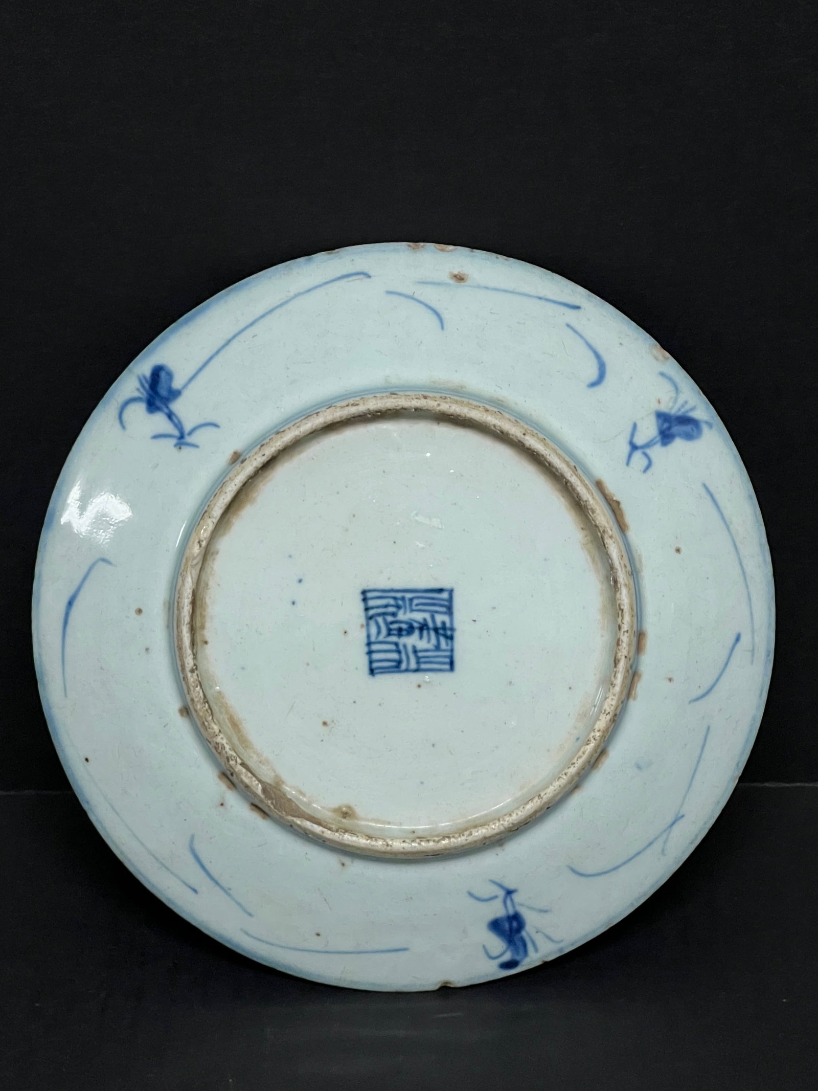 Chinese Art Porcelain Blue and White Plate - 6