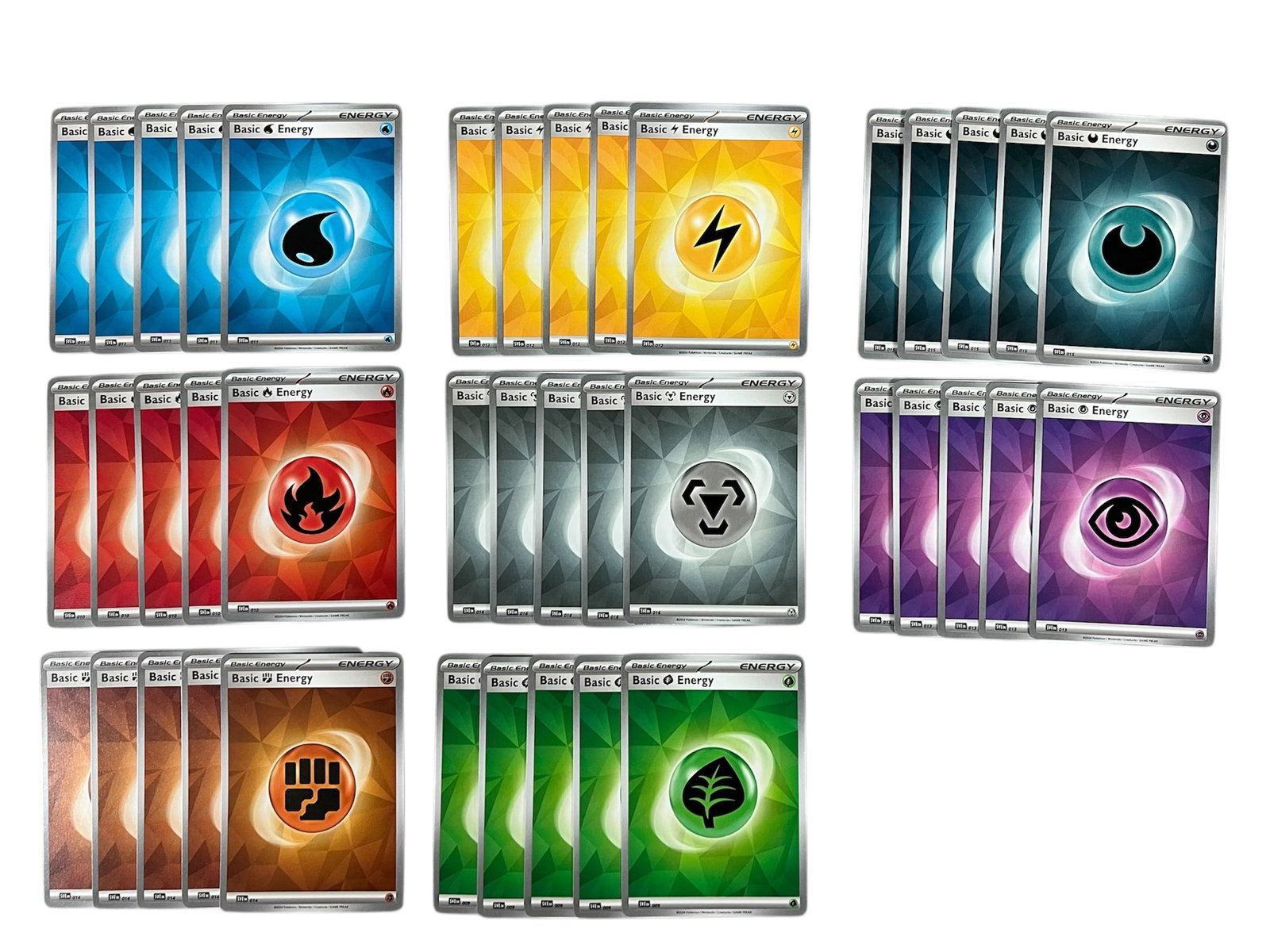 100 X Pokemon Trading Card Assorted Energy Cards - 2
