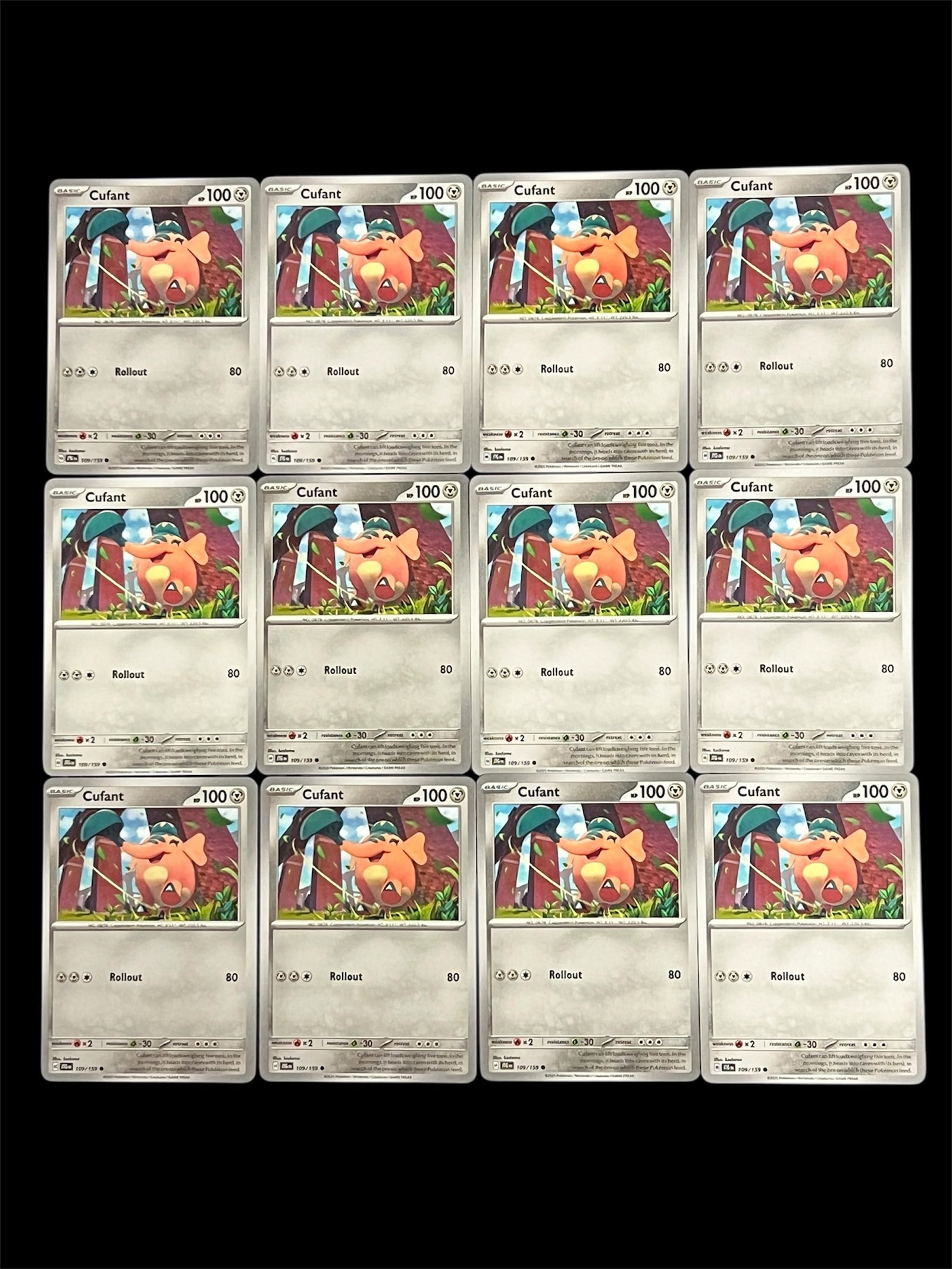 Pokemon Trading Cards Set of 12: Title: Pokemon Trading Cards Set of 12 Description: Pokemon Trading Cards Set of 12 Date/Period: Late 20th Century Materials: Paper Size: 3.5" h x 2.5" w Reserve: $30.00 Shipping: Domestic: Flat-rate