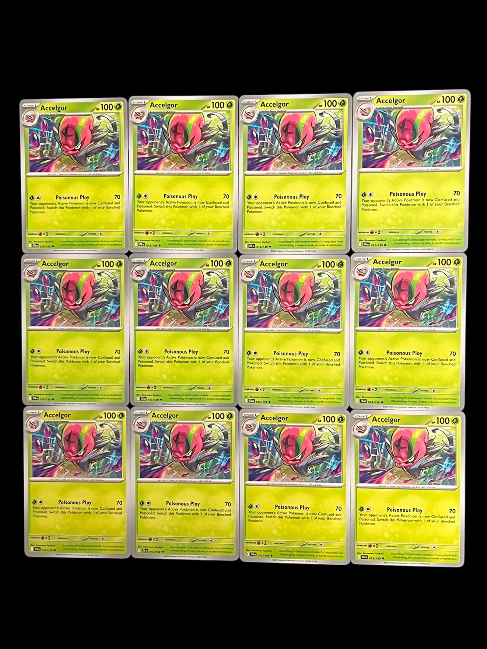 Pokemon Trading Cards Set of 12: Title: Pokemon Trading Cards Set of 12 Description: Pokemon Trading Cards Set of 12 Date/Period: Late 20th Century Materials: Paper Size: 3.5" h x 2.5" w Reserve: $30.00 Shipping: Domestic: Flat-rate