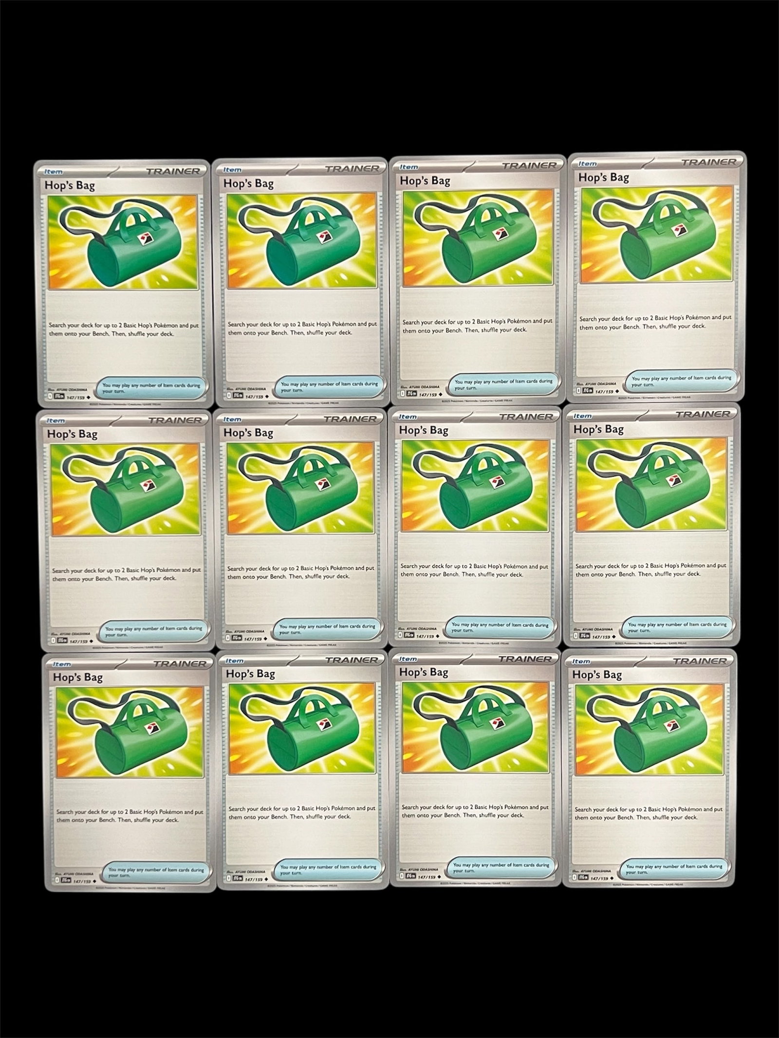 Pokemon Trading Cards Set of 12: Title: Pokemon Trading Cards Set of 12 Description: Pokemon Trading Cards Set of 12 Date/Period: Late 20th Century Materials: Paper Size: 3.5" h x 2.5" w Reserve: $30.00 Shipping: Domestic: Flat-rate