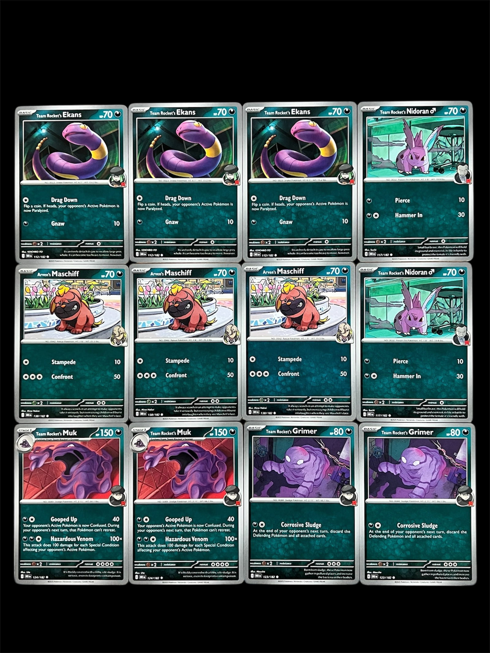 Pokemon Trading Cards Set of 12: Title: Pokemon Trading Cards Set of 12 Description: Pokemon Trading Cards Set of 12 Date/Period: Late 20th Century Materials: Paper Size: 3.5" h x 2.5" w Reserve: $30.00 Shipping: Domestic: Flat-rate