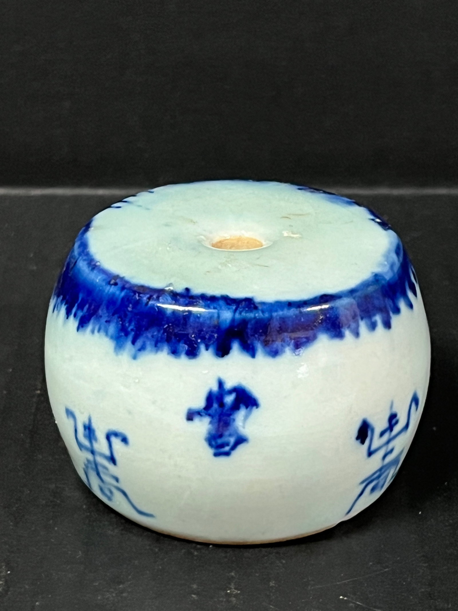 Chinese Art Porcelain Blue and White Incense Burner - 5