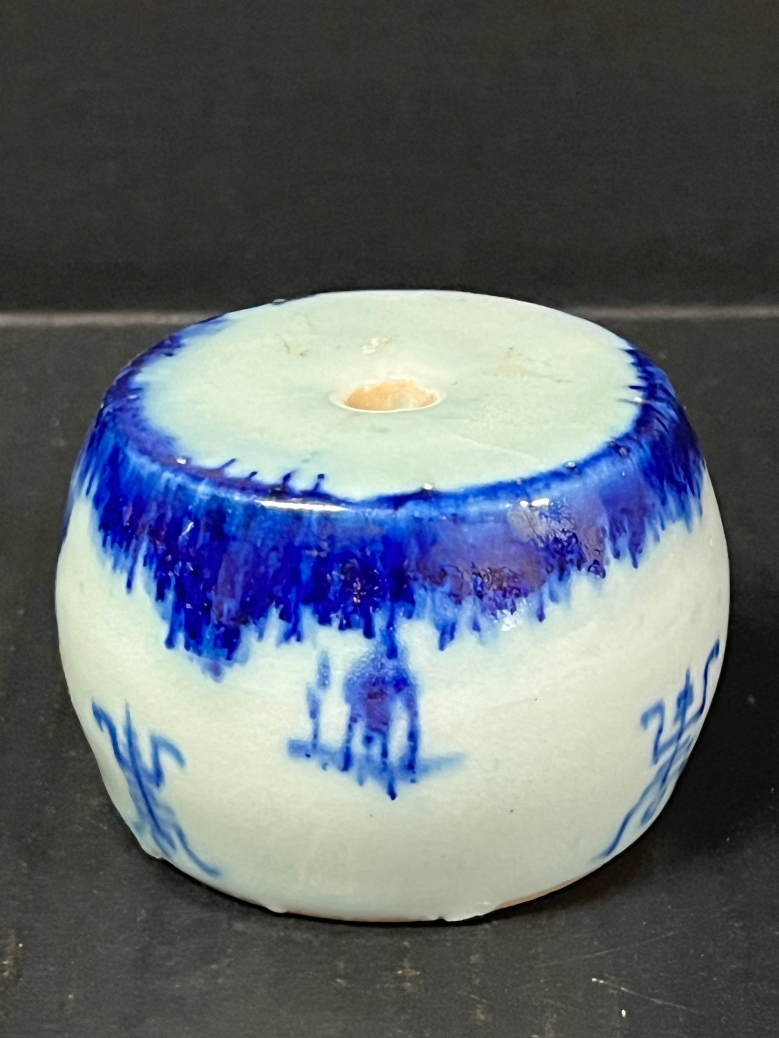 Chinese Art Porcelain Blue and White Incense Burner - 6