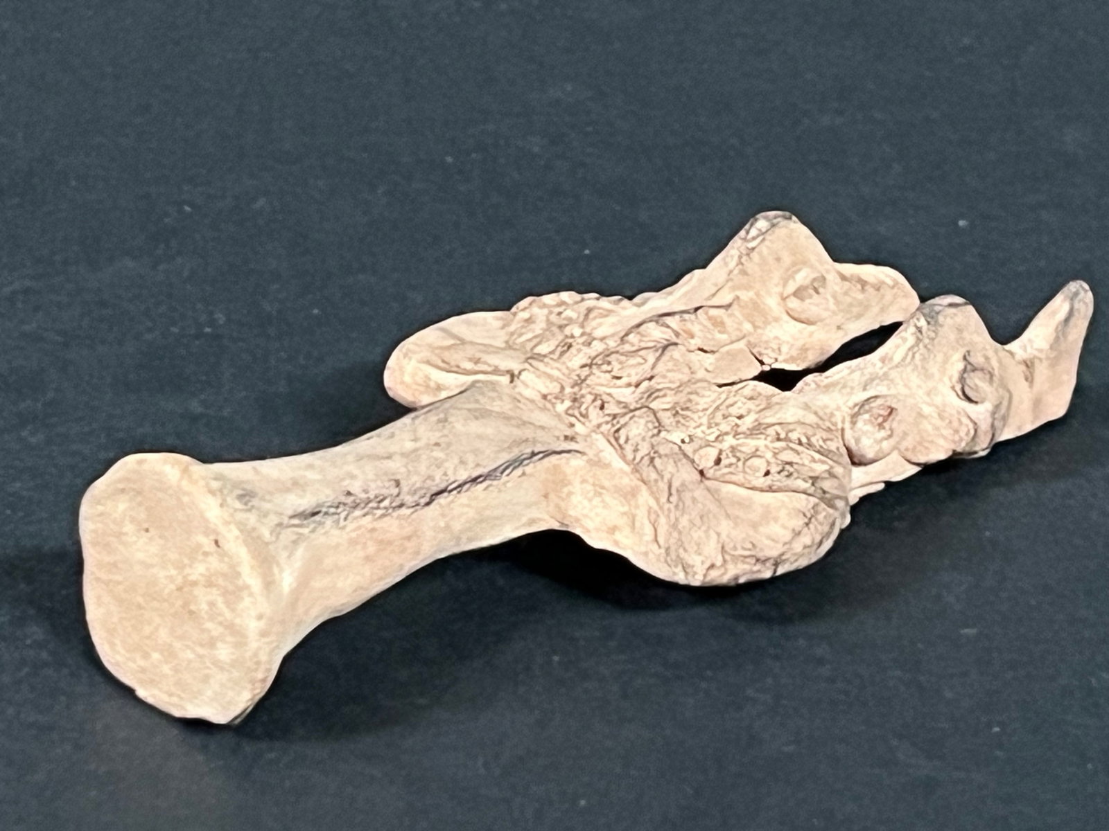 Roman Art Style Terra Cotta Double Headed Goddess Figure - 8