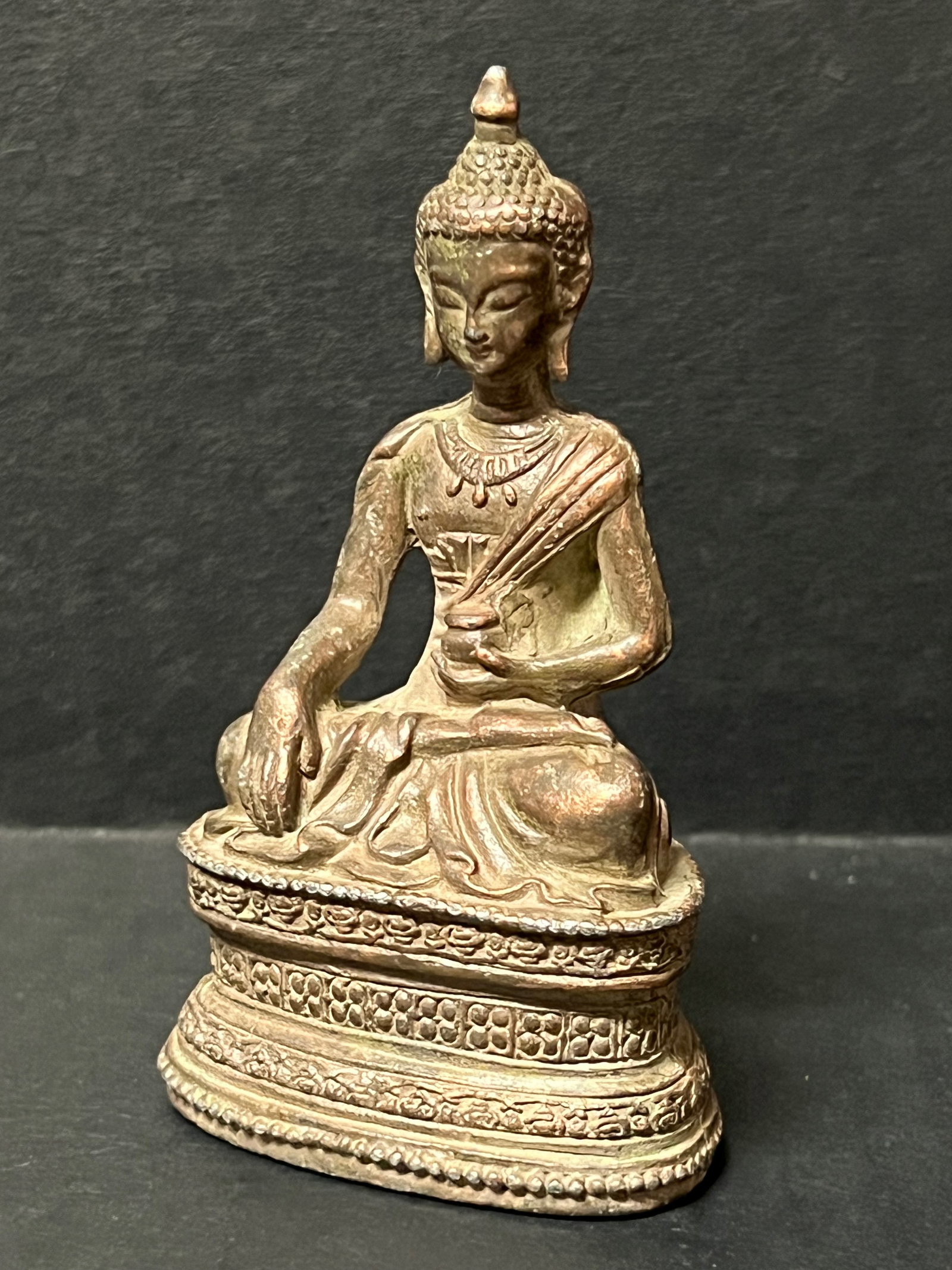 Chinese Art Bronze Buddha Statue - 3