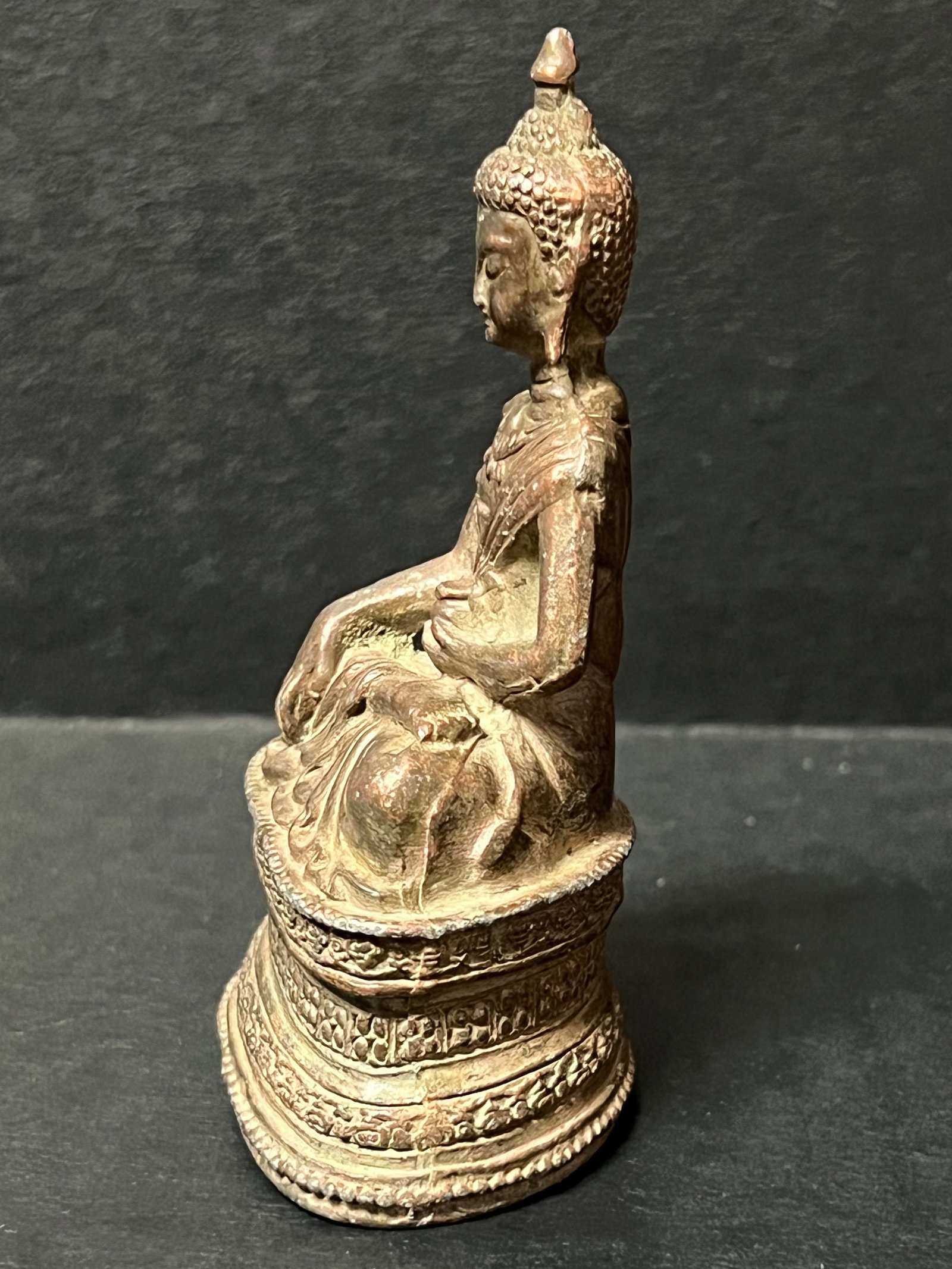 Chinese Art Bronze Buddha Statue - 4