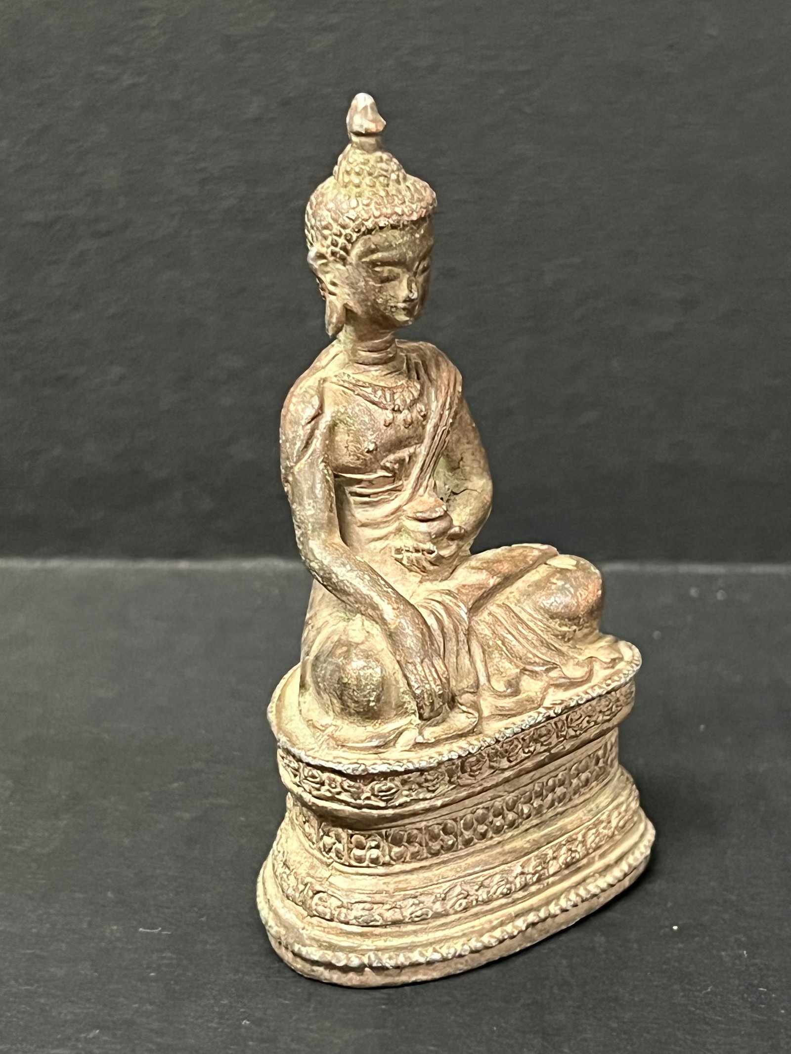 Chinese Art Bronze Buddha Statue - 6