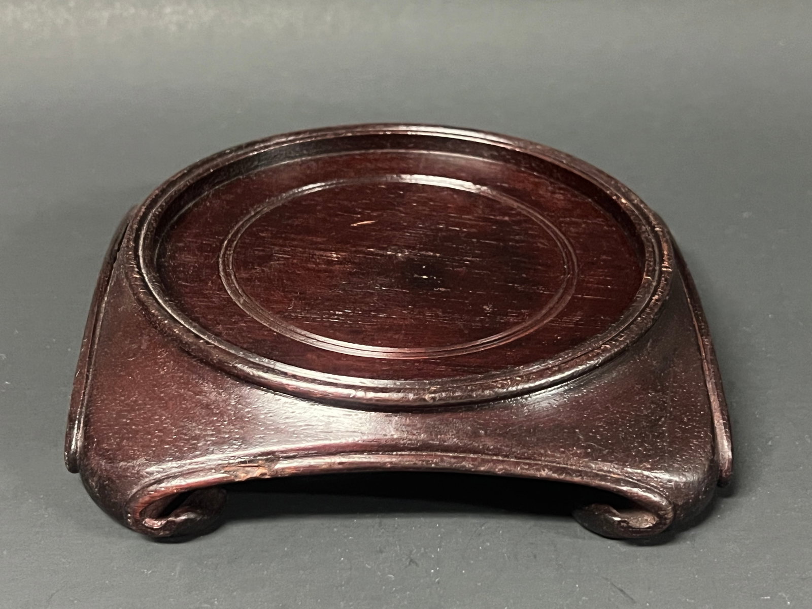 Chinese Art Wood Base - 4