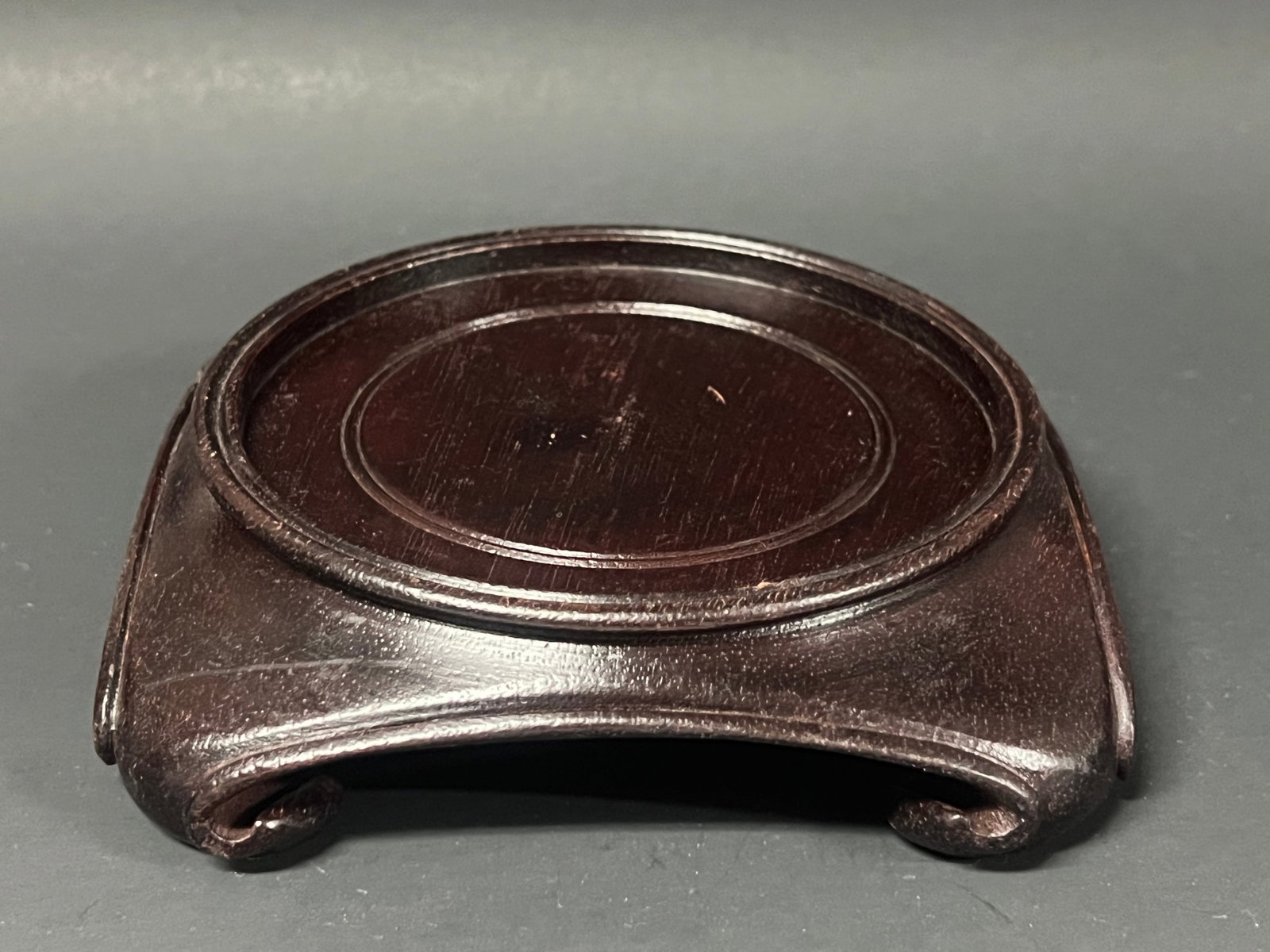 Chinese Art Wood Base - 6