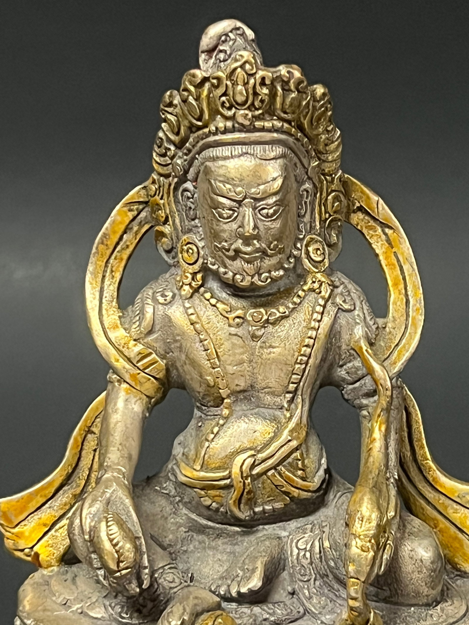 Chinese Art Bronze Buddha Statue - 5