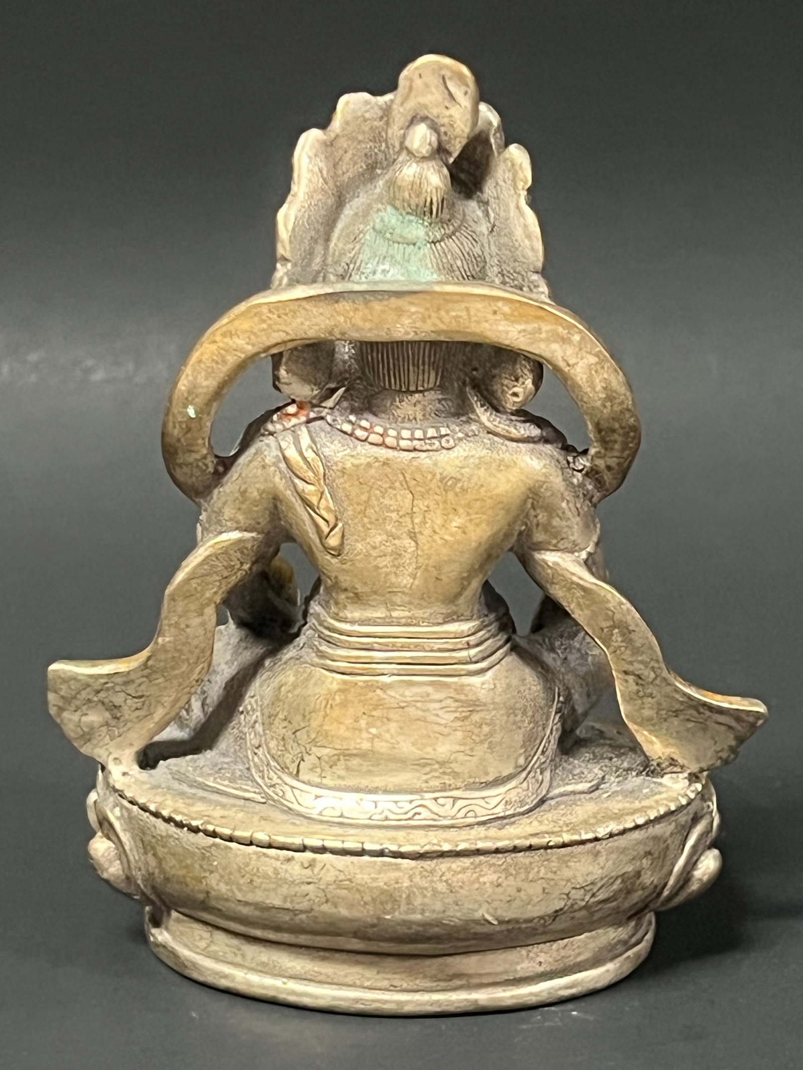 Chinese Art Bronze Buddha Statue - 7