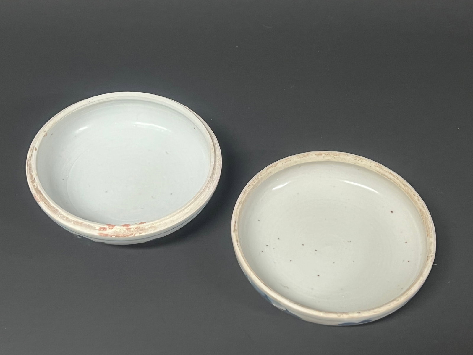 Chinese Art Porcelain Blue and White Pill Box - 6