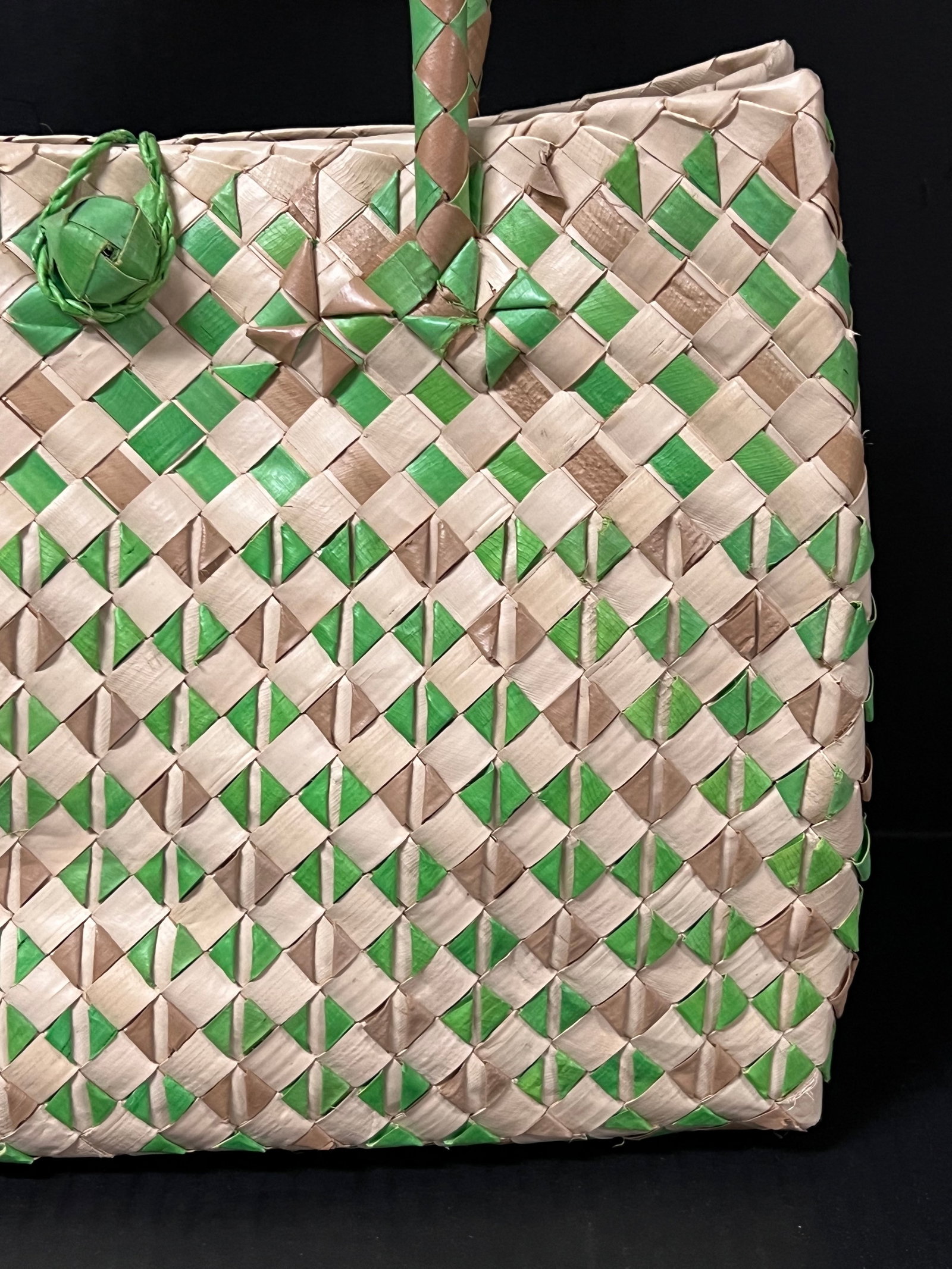 Handwoven Dried Abaca Leaves Handbag - 6