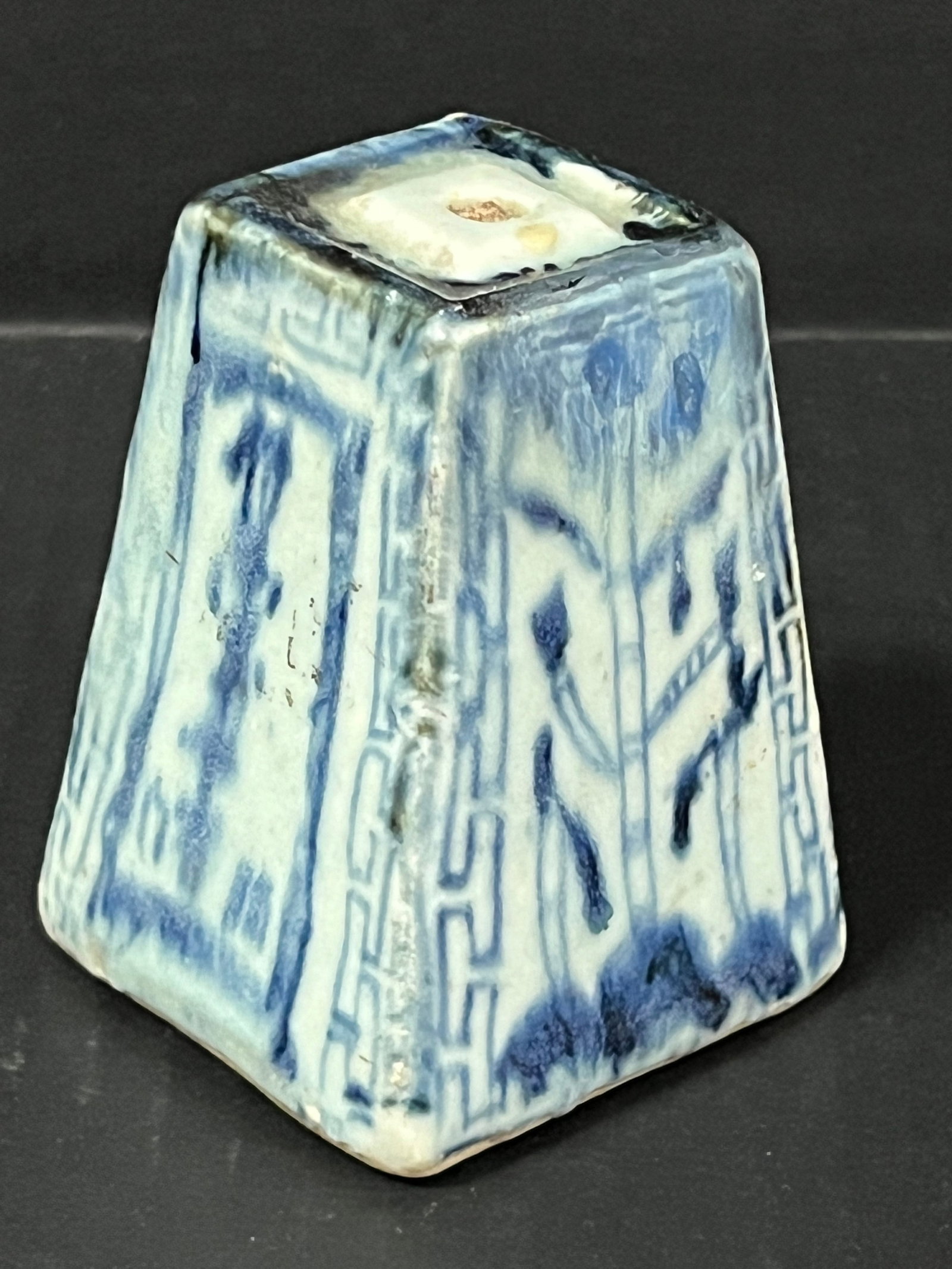 Chinese Art Blue and White Porcelain Incense Burner - 2