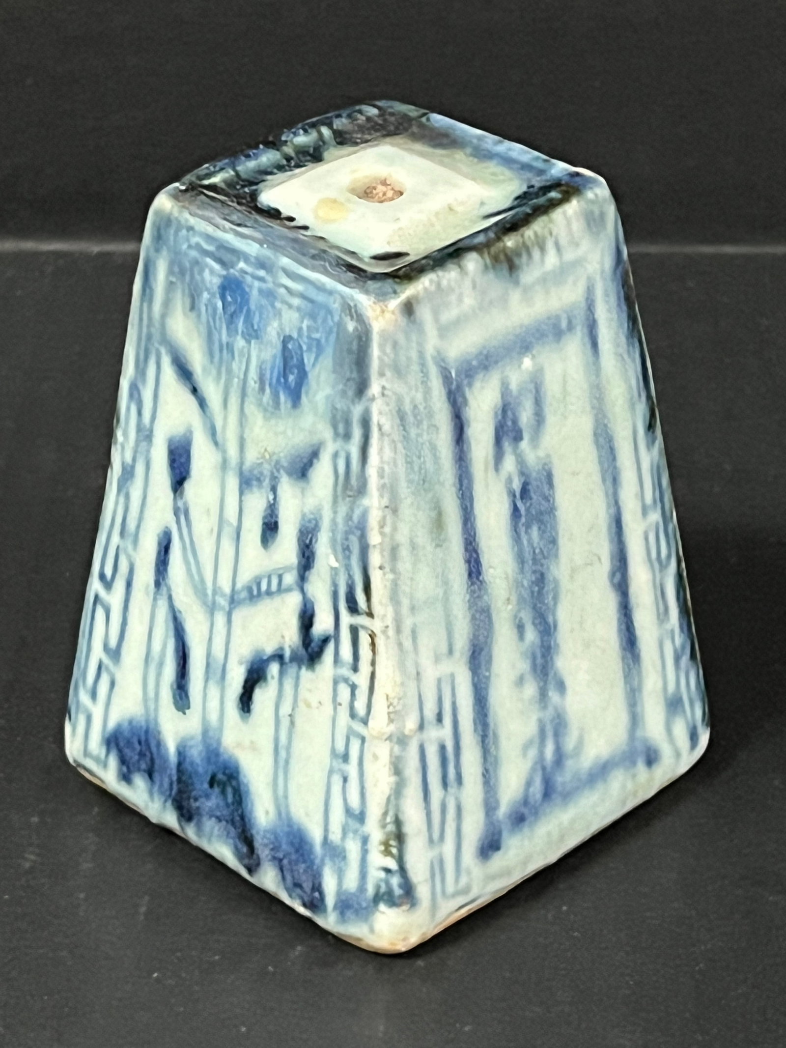 Chinese Art Blue and White Porcelain Incense Burner - 3