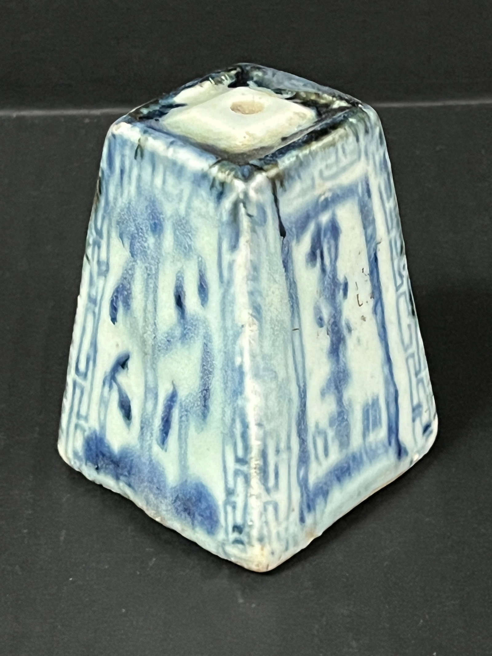 Chinese Art Blue and White Porcelain Incense Burner - 6