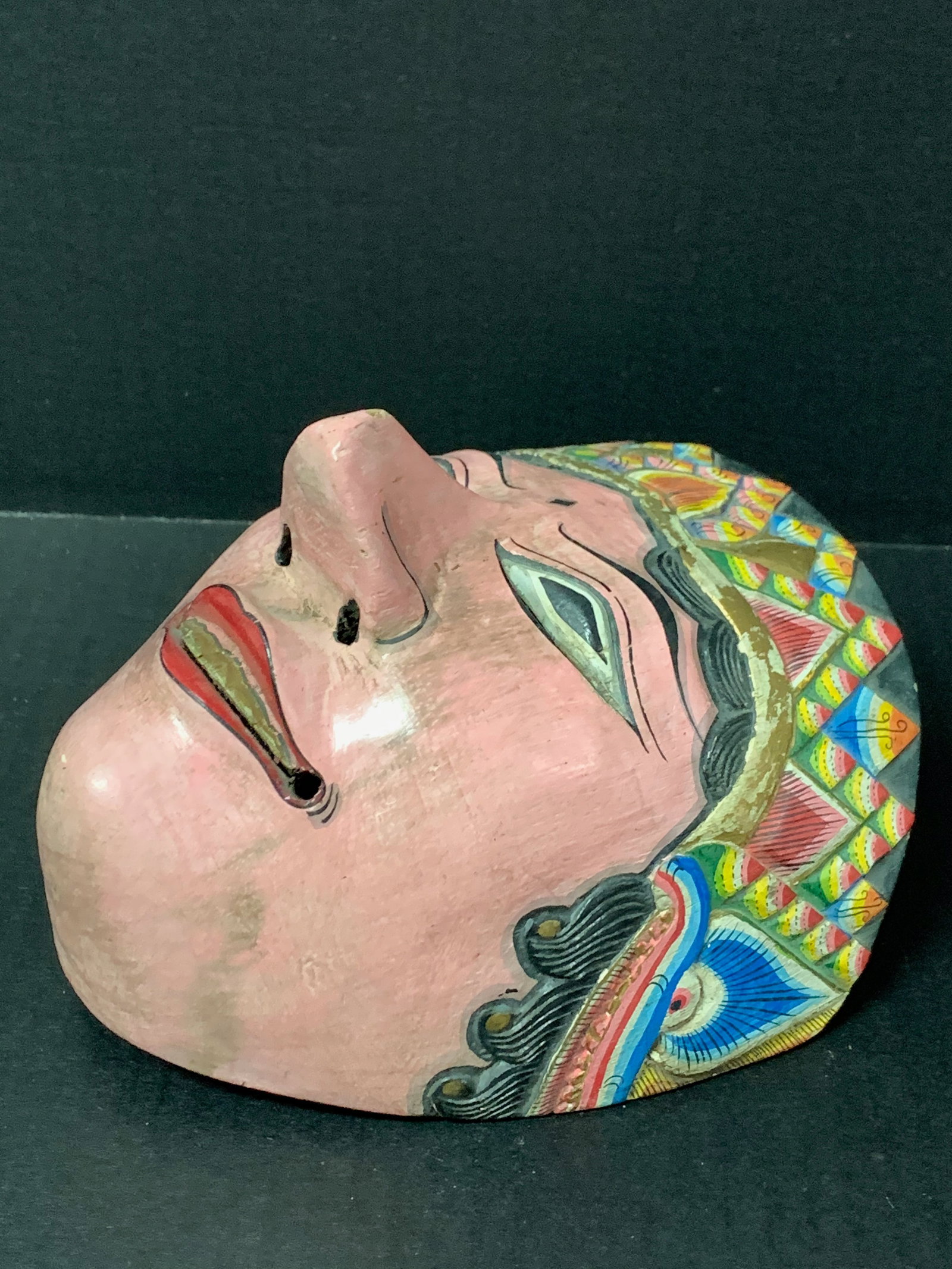 Indonesian Wooden Topeng Mask - 5