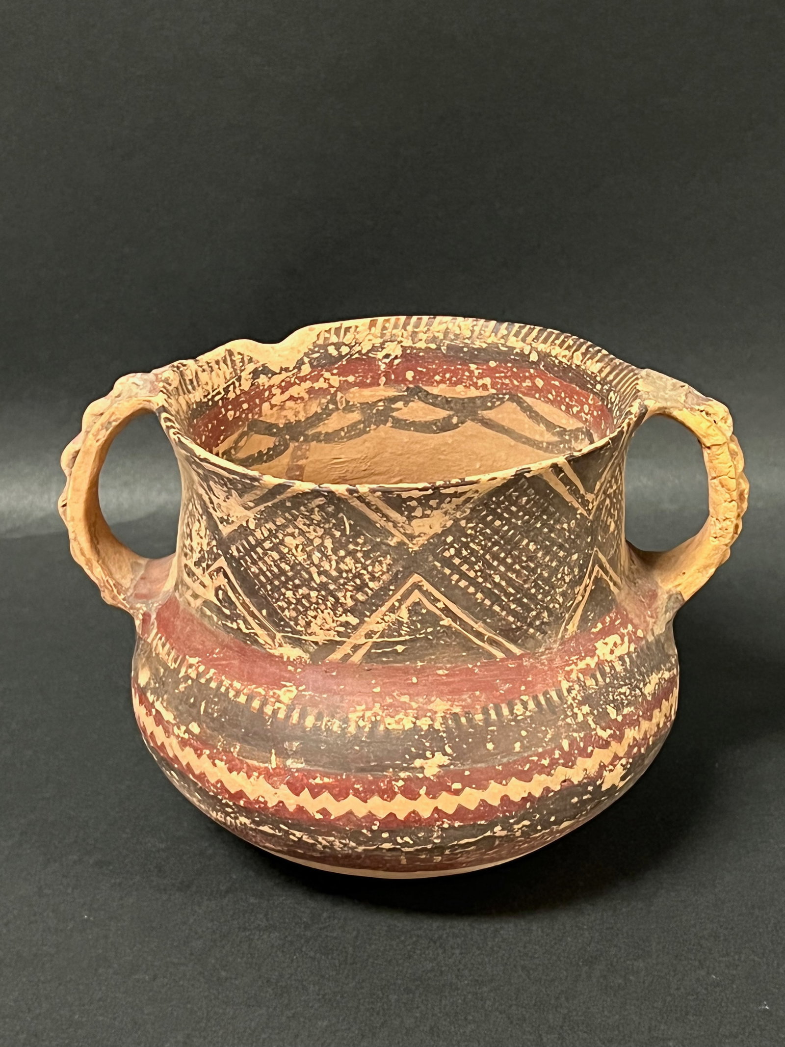 Chinese Art Painted Pottery Jar - 2