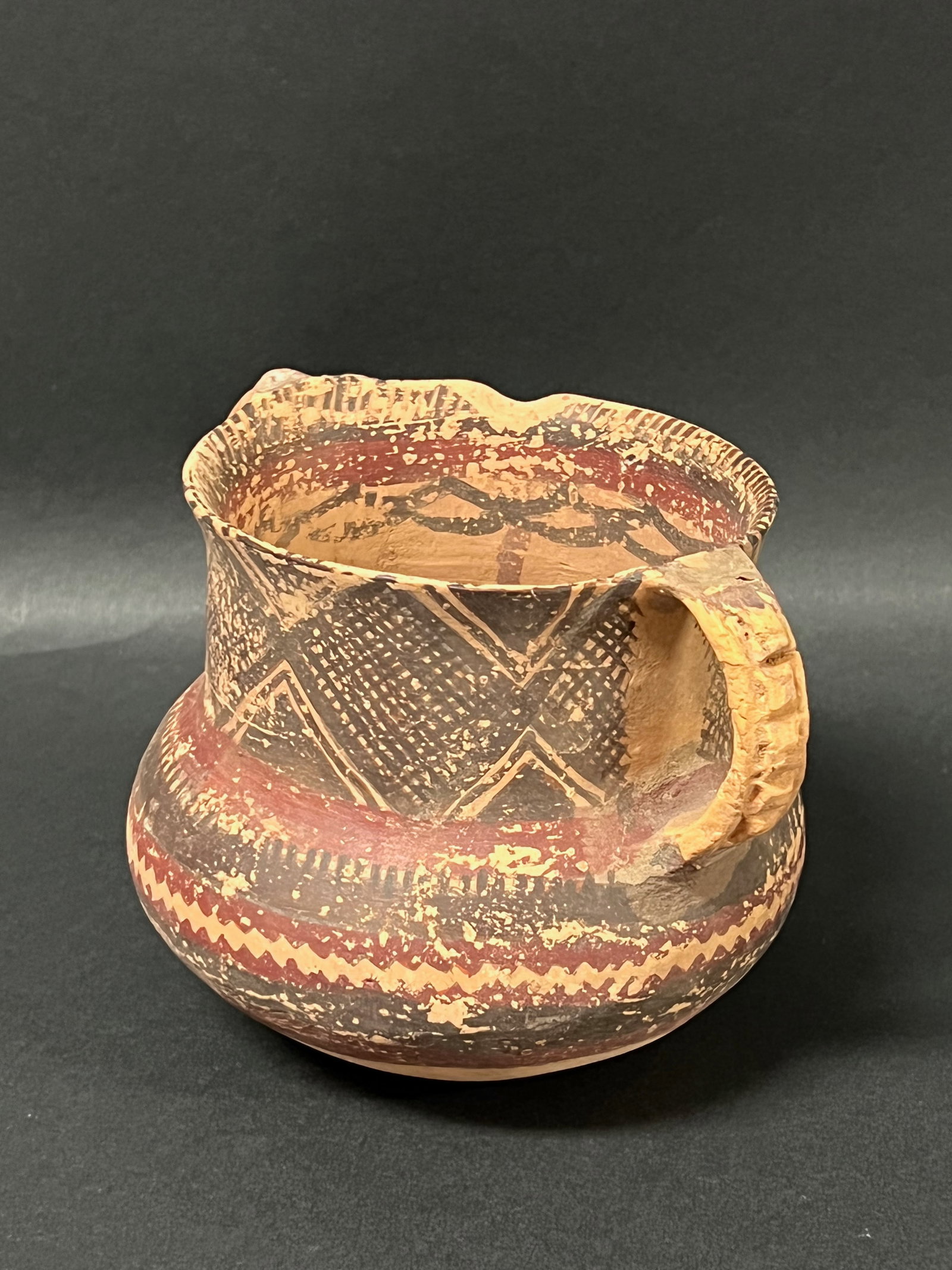 Chinese Art Painted Pottery Jar - 3