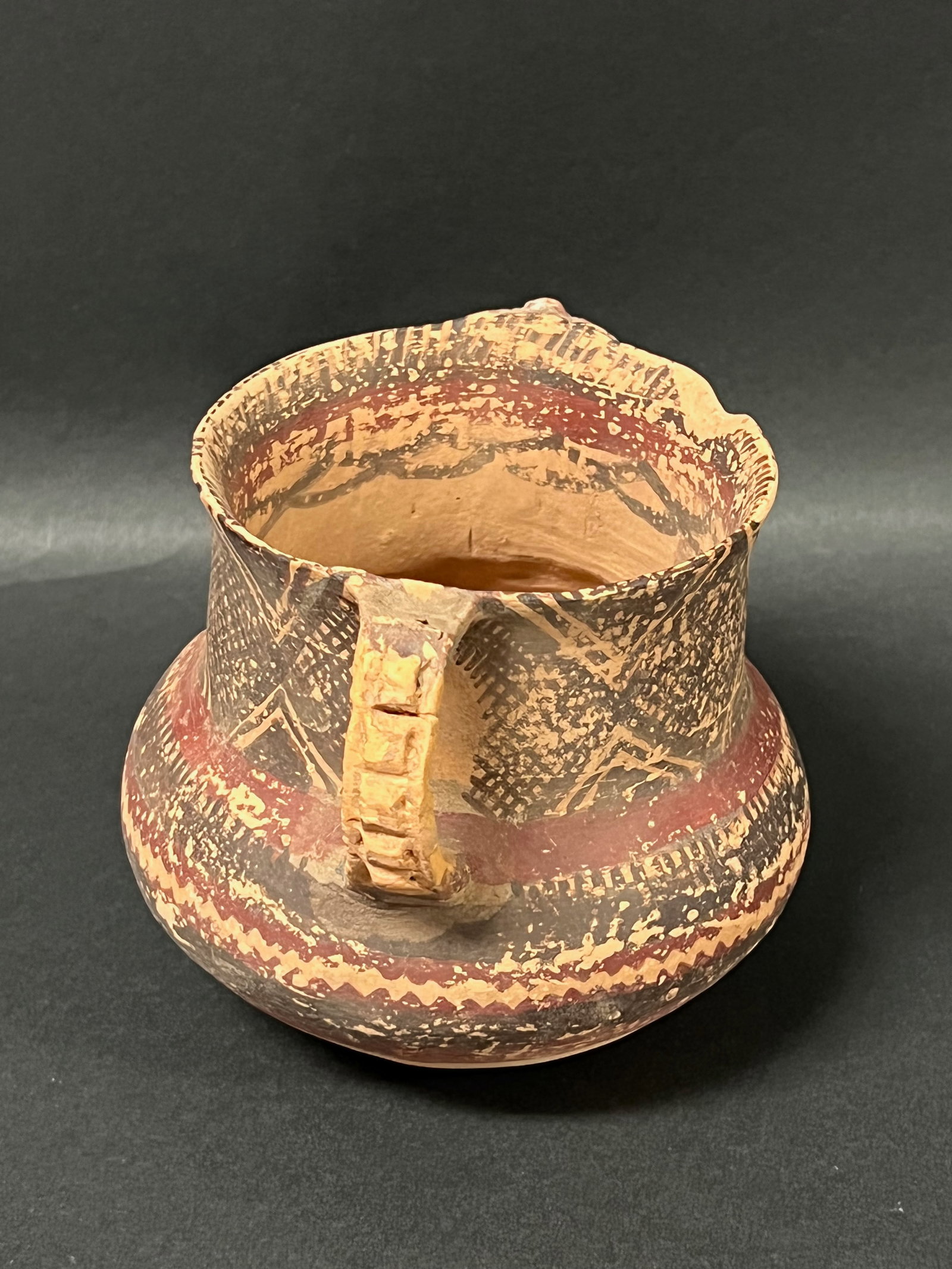 Chinese Art Painted Pottery Jar - 4