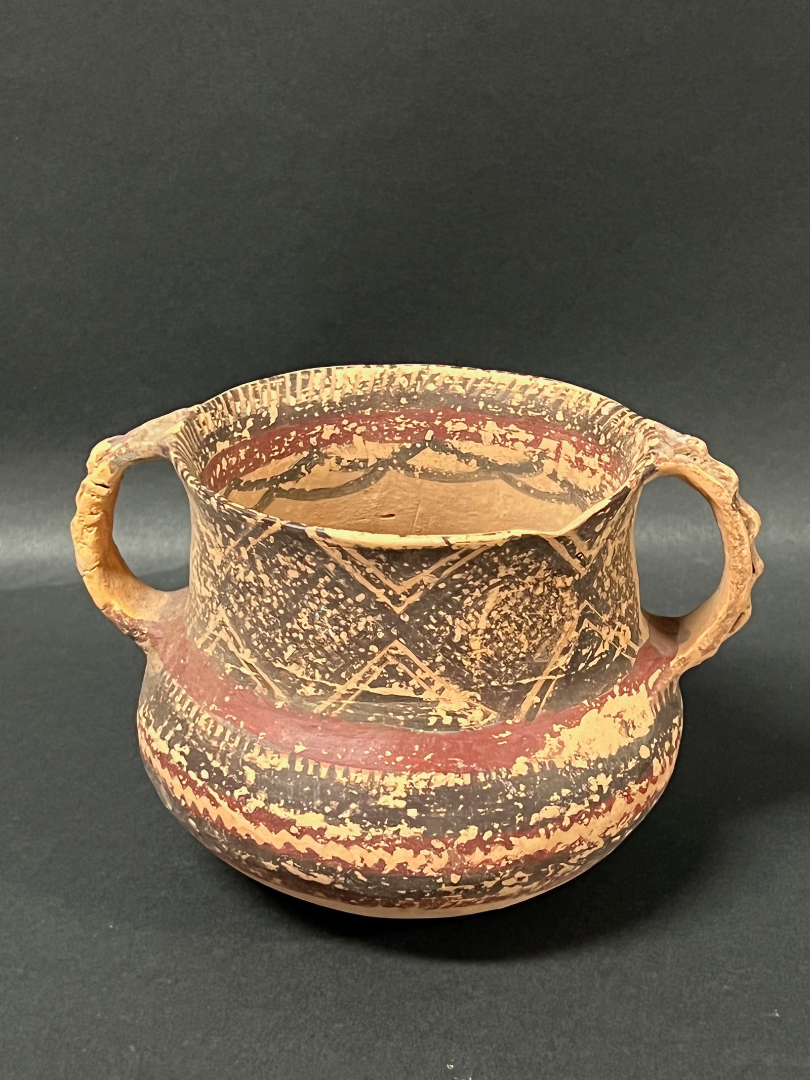 Chinese Art Painted Pottery Jar - 5