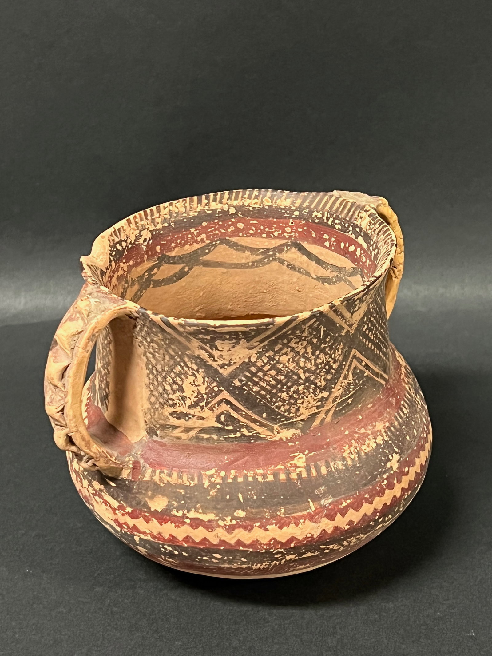 Chinese Art Painted Pottery Jar - 7