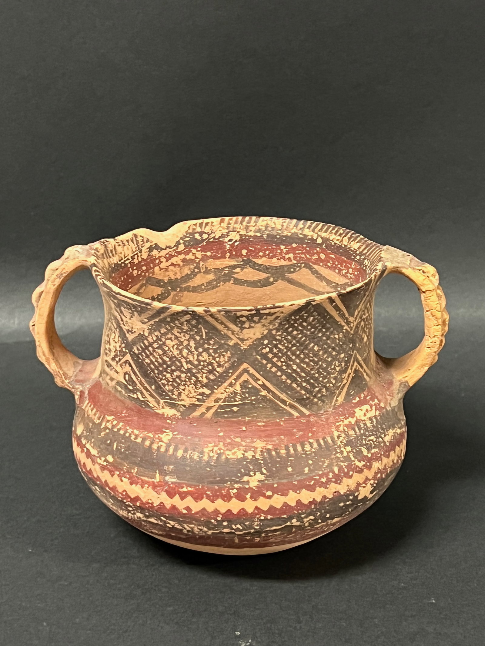 Chinese Art Painted Pottery Jar - 8