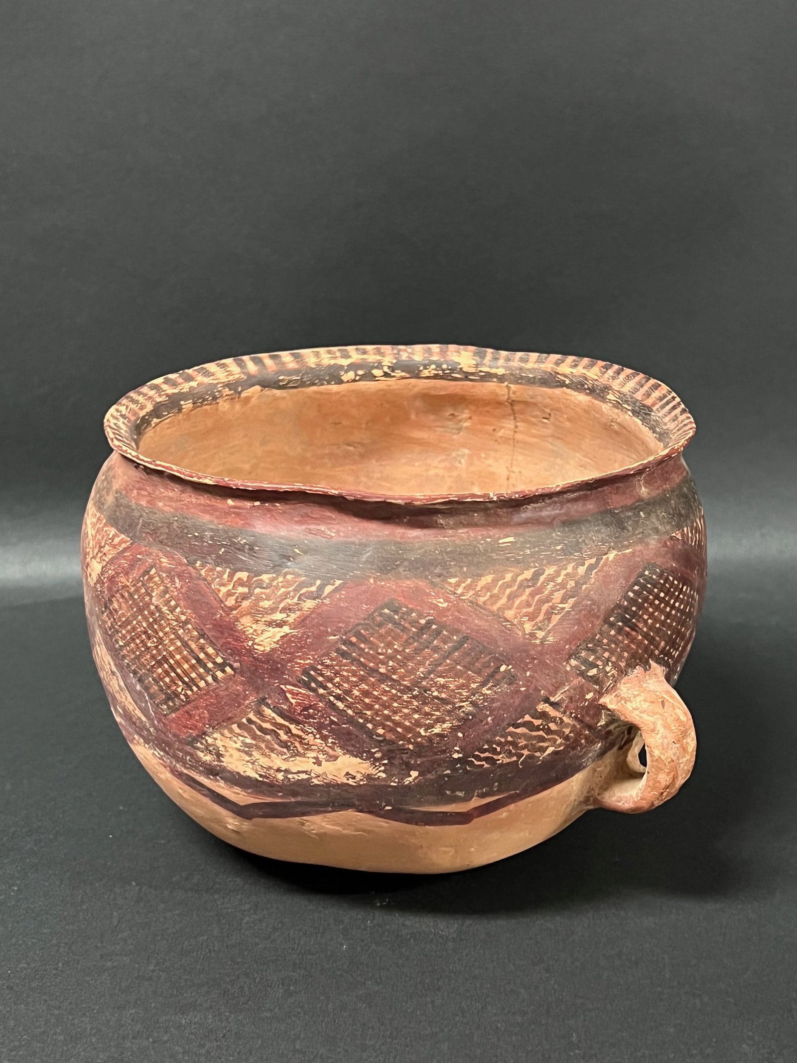 Chinese Art Painted Pottery Jar (1 of 6)