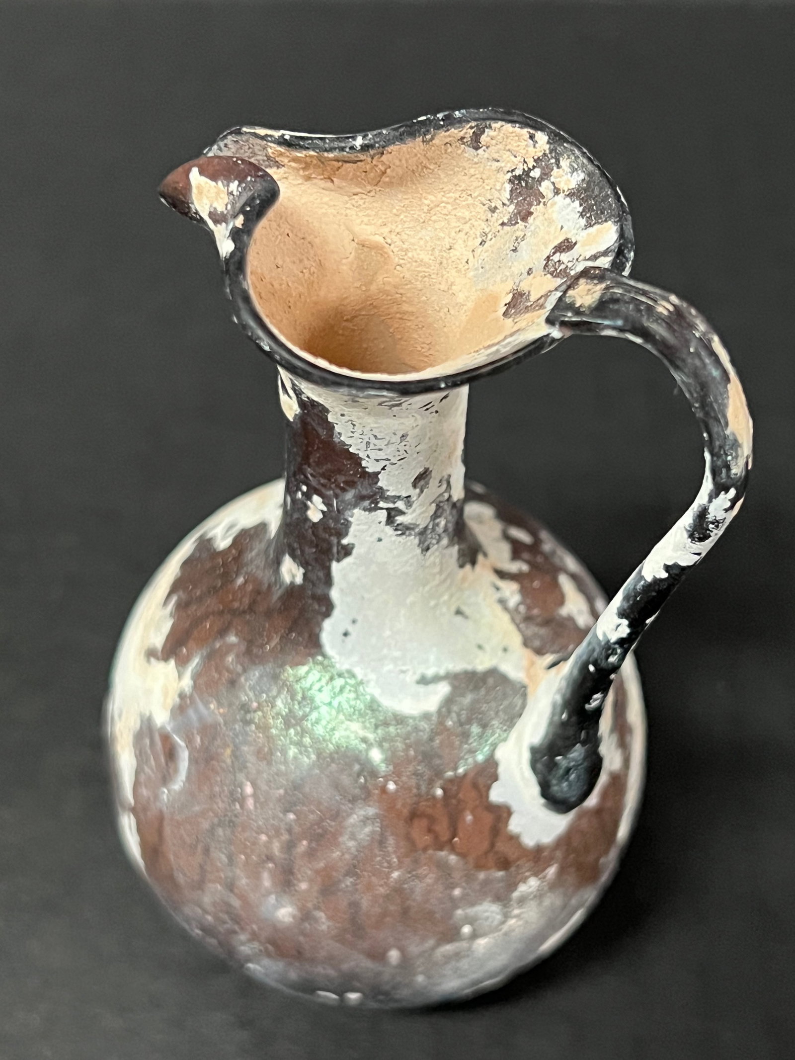 Roman Art Style Glass Bottle - 5
