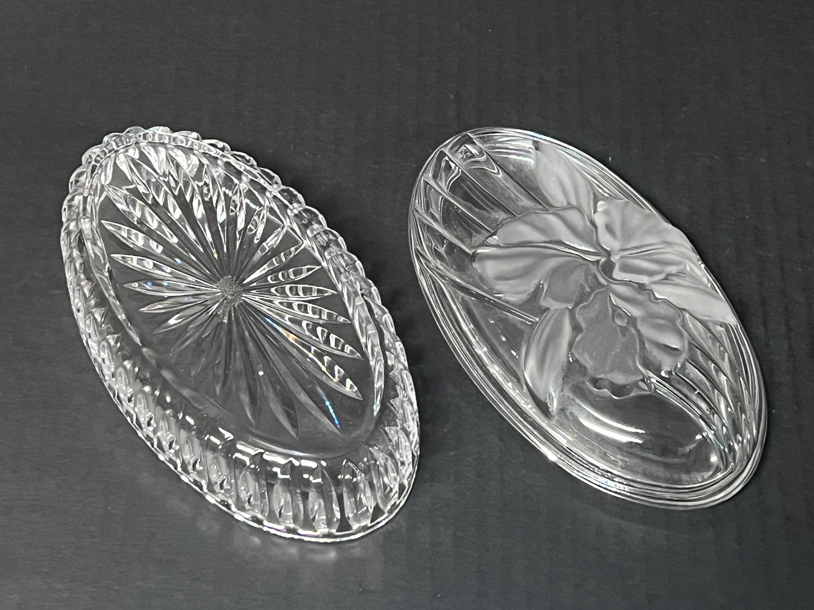 Decorative Art Glass Jewelry Box - 6