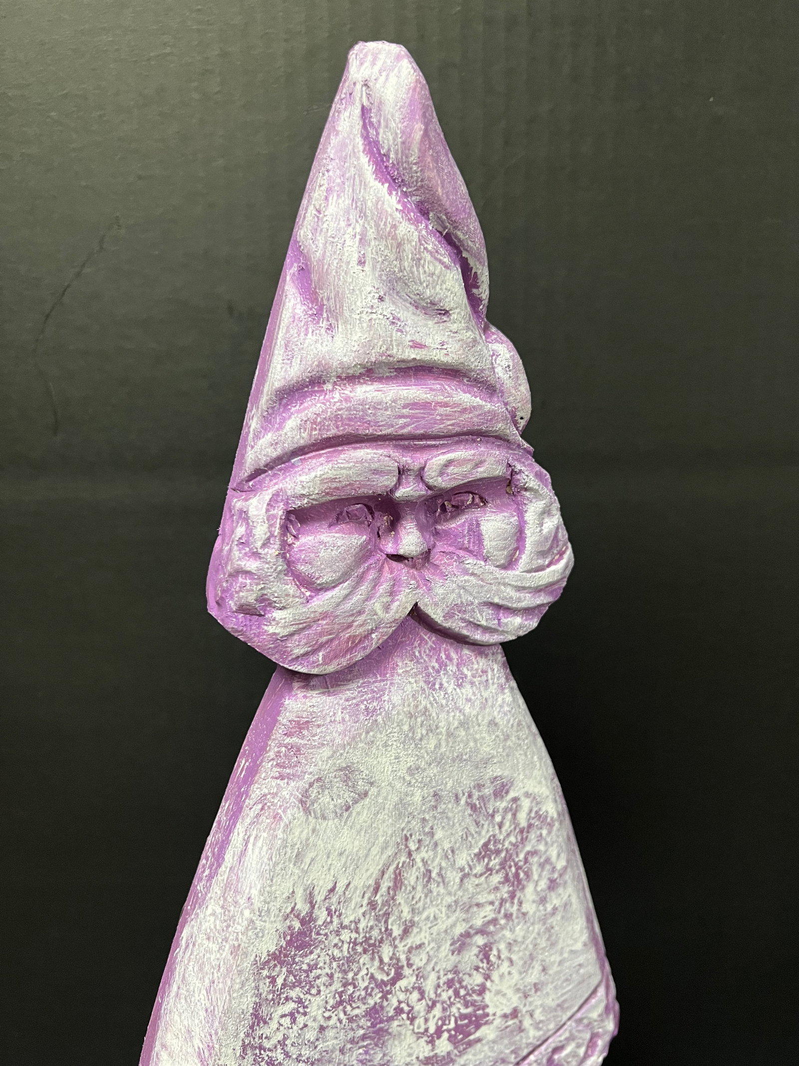 Carved Wood Christmas Tree Sculpture - 6