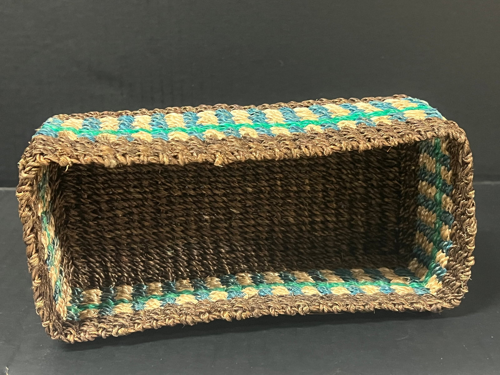 Handwoven Natural Abaca Fiber Storagee - 3