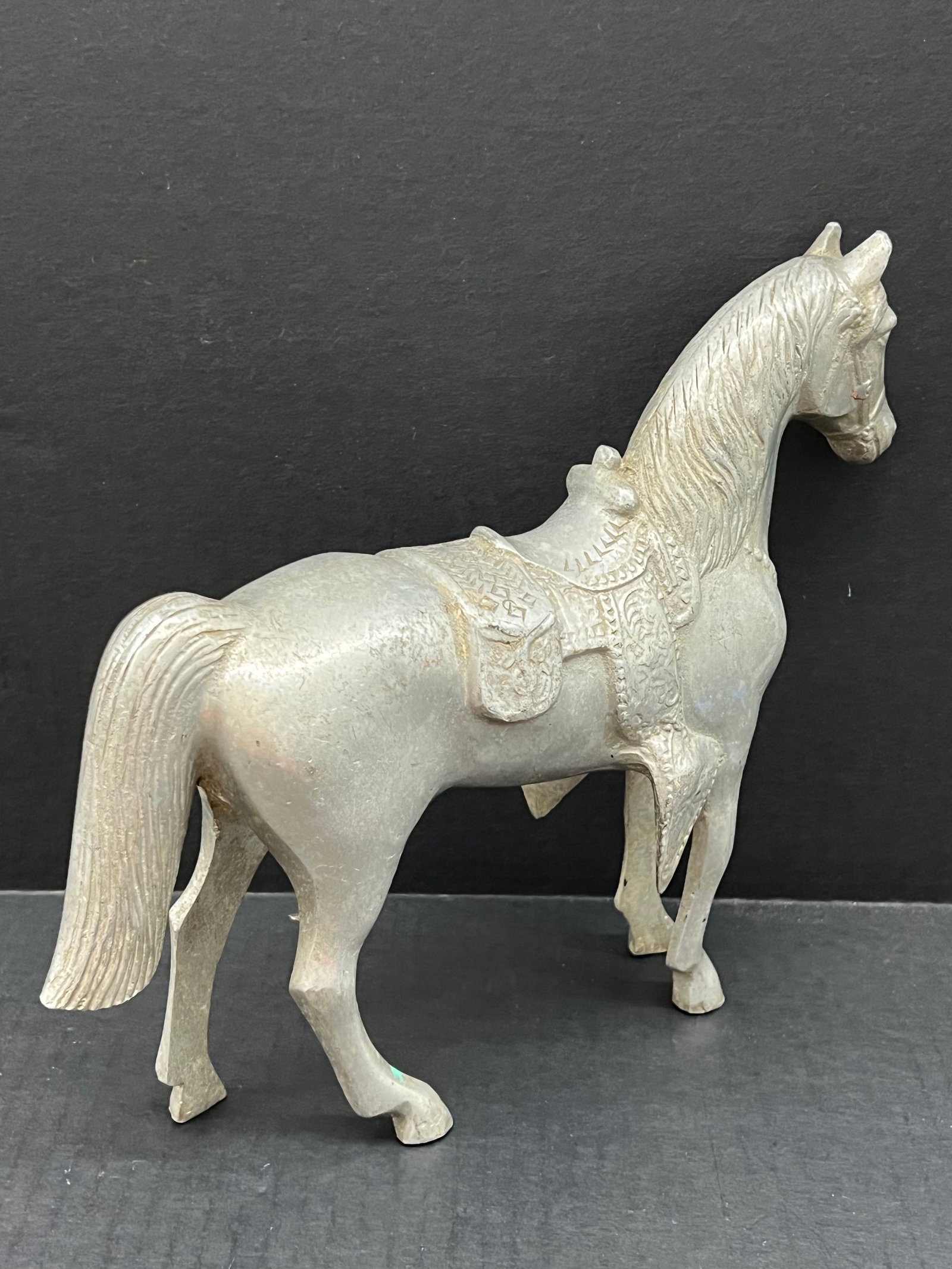 Vintage Metal Horse SCulpture - 6