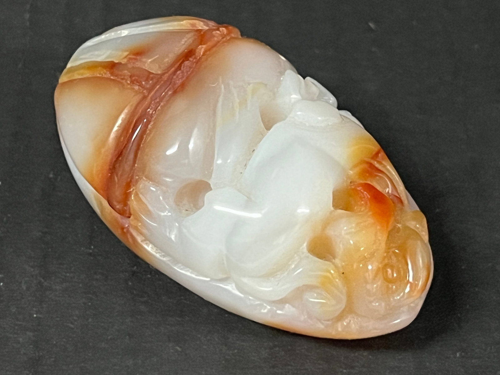 Carved Agate Healing Stone - 3