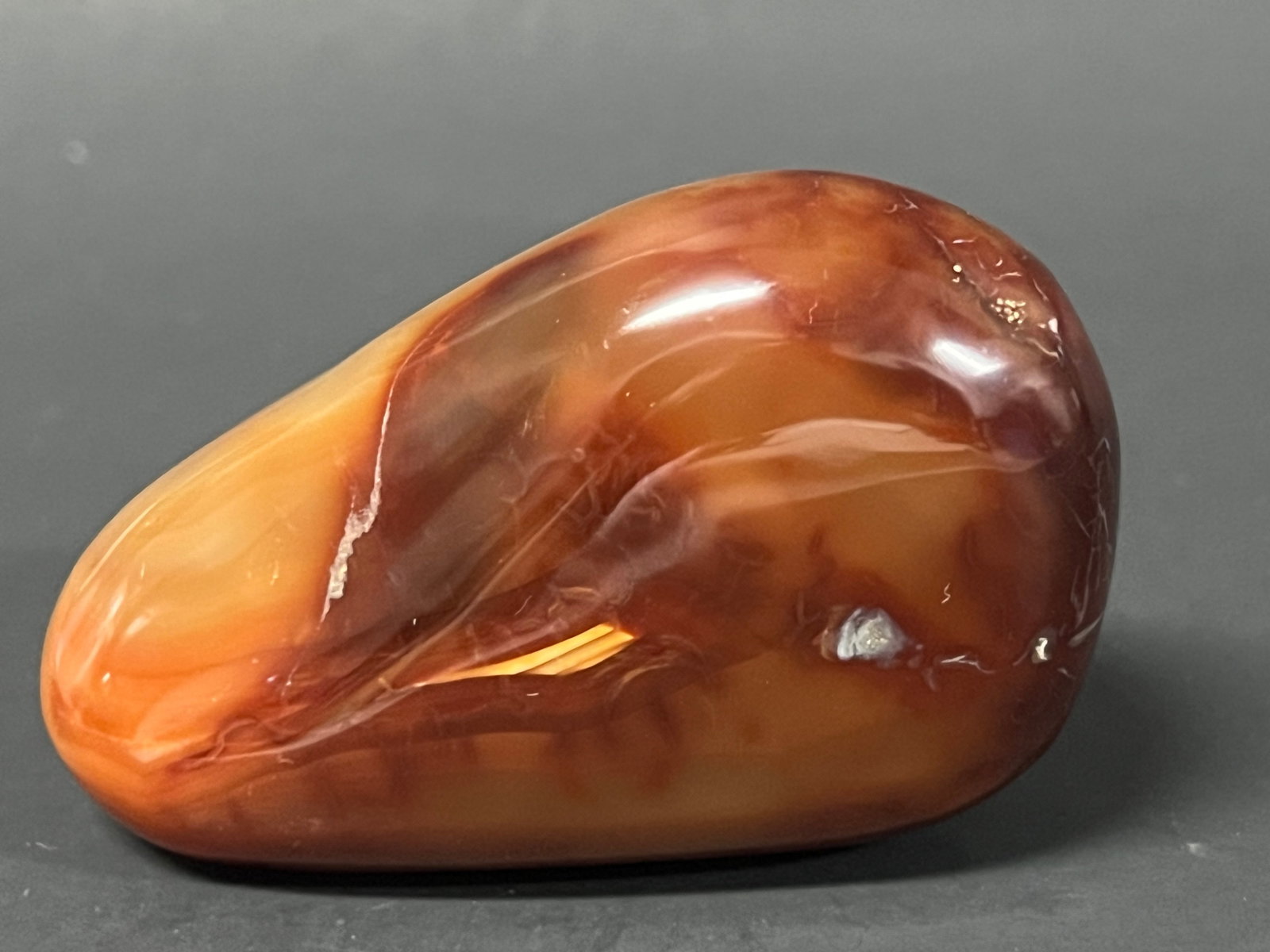 Carved Agate Healing Stone - 5
