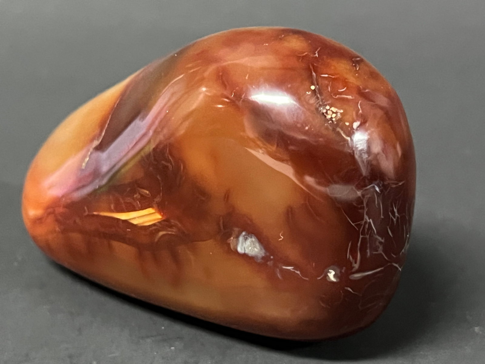 Carved Agate Healing Stone - 6