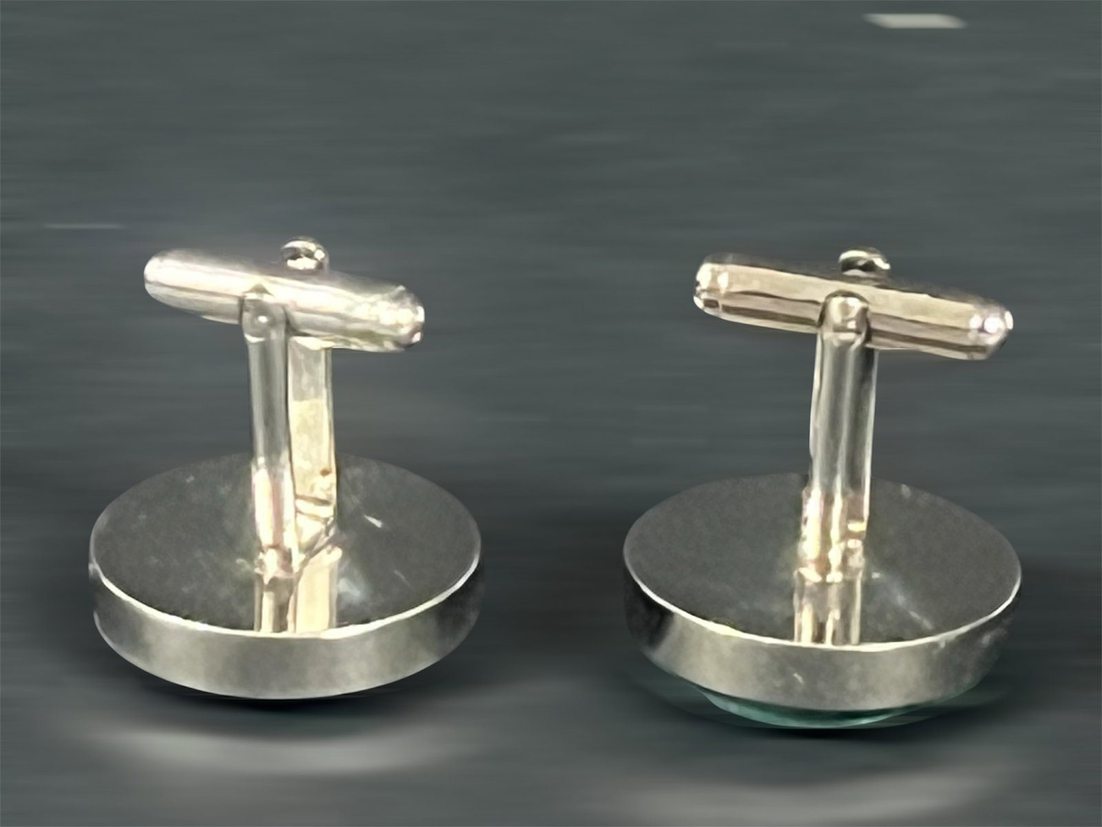Natural Malachite Gemstone Cufflinks - 4