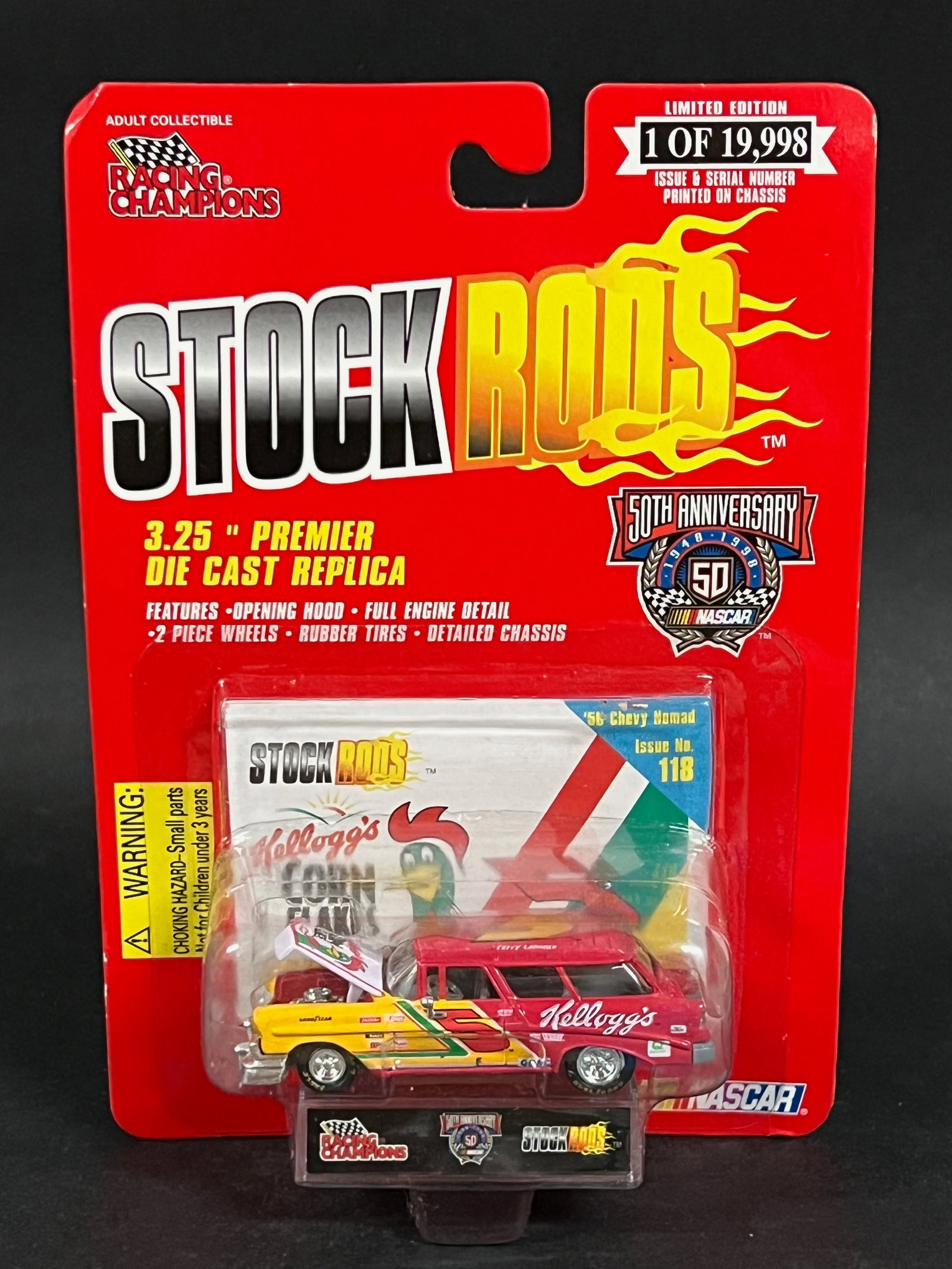 1:64 Scale Die Cast Collector Racing Car: Title: 1:64 Scale Die Cast Collector Racing Car Description: 1:64 Scale Die cast Collector Racing Car Date/Period: Late 20th Century Materials: Metal Size: 7.75" h x 5.5" w Reserve: $20.00 Shipping: