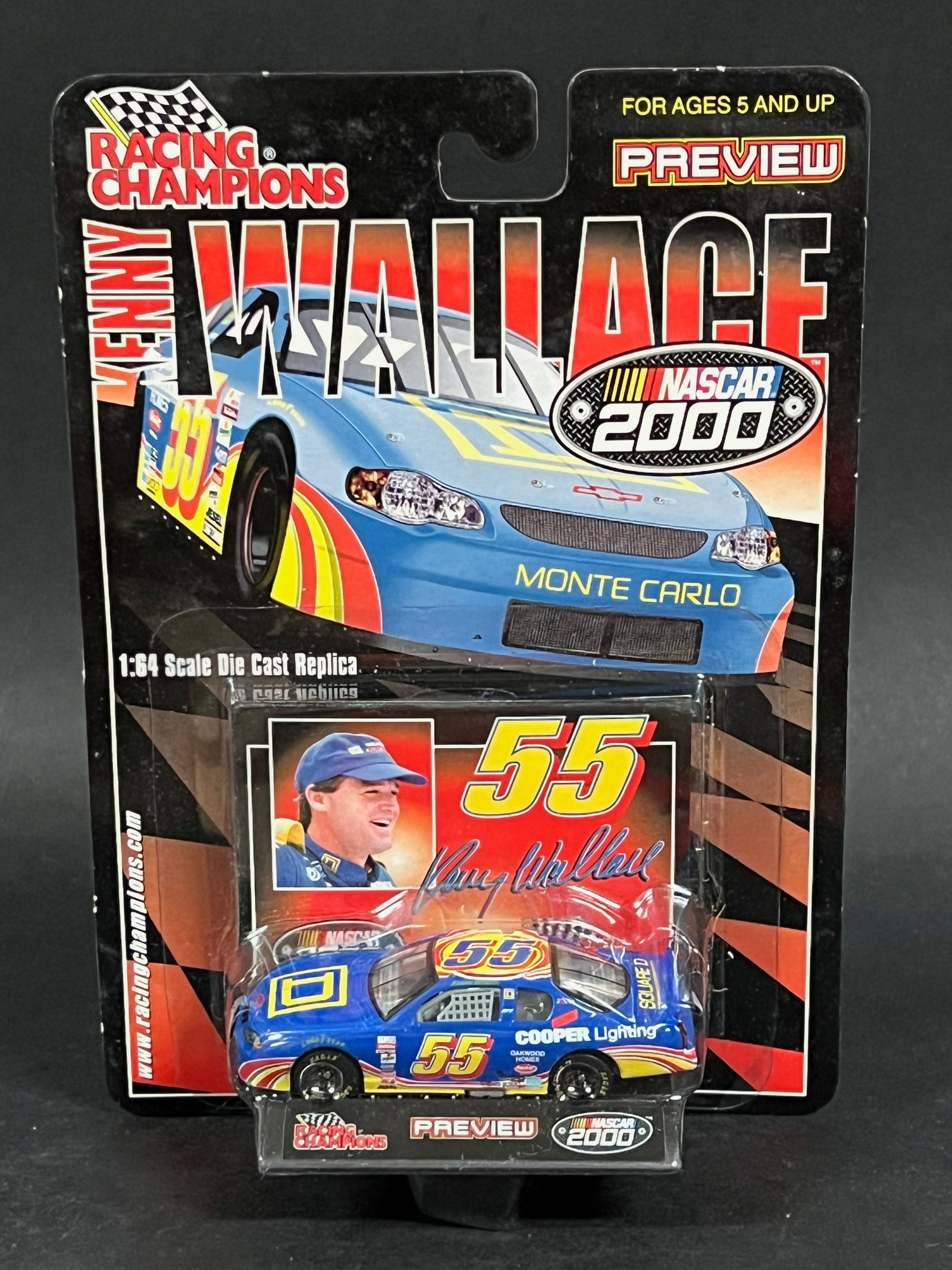 1:64 Scale Die Cast Collector Racing Card: Title: 1:64 Scale Die Cast Collector Racing Card Description: 1:64 Scale Die cast Collector Racing Car Date/Period: Late 20th Century Materials: Metal Size: 7.75" h x 5.5" w Reserve: $20.00 Shipping: 