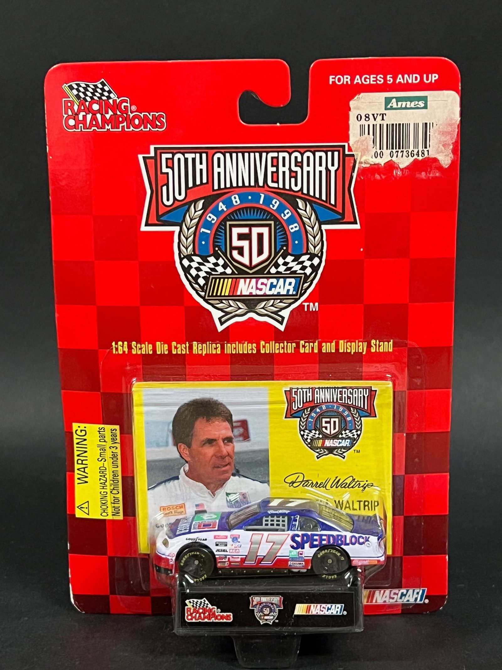 1:64 Scale Die Cast Collector Racing Car: Title: 1:64 Scale Die Cast Collector Racing Car Description: 1:64 Scale Die cast Collector Racing Car Date/Period: Late 20th Century Materials: Metal Size: 7.75" h x 5.5" w Reserve: $20.00 Shipping: