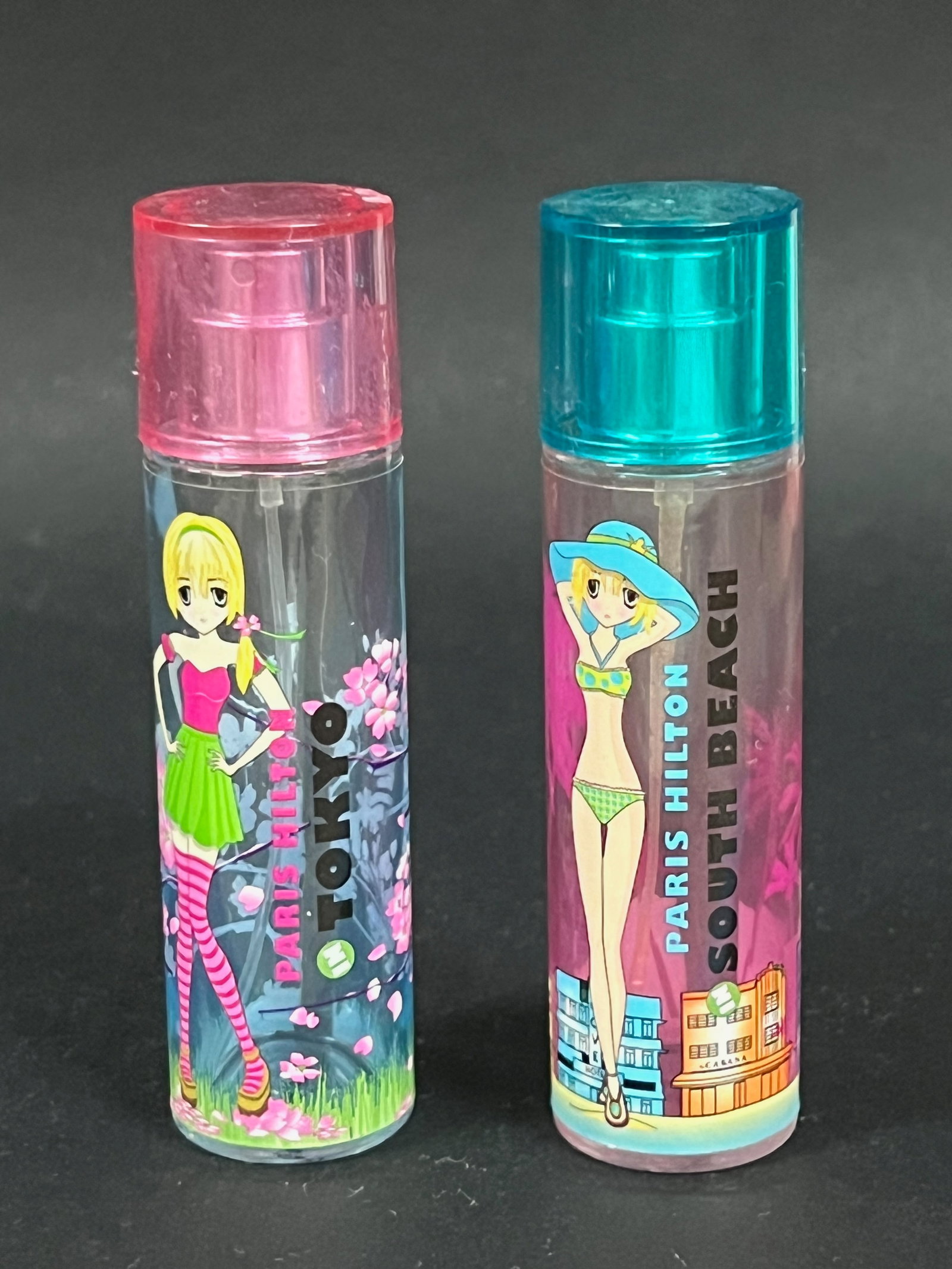 Empty Bottle Only Paris Hilton Passport Perfume Glass Bottle - 2