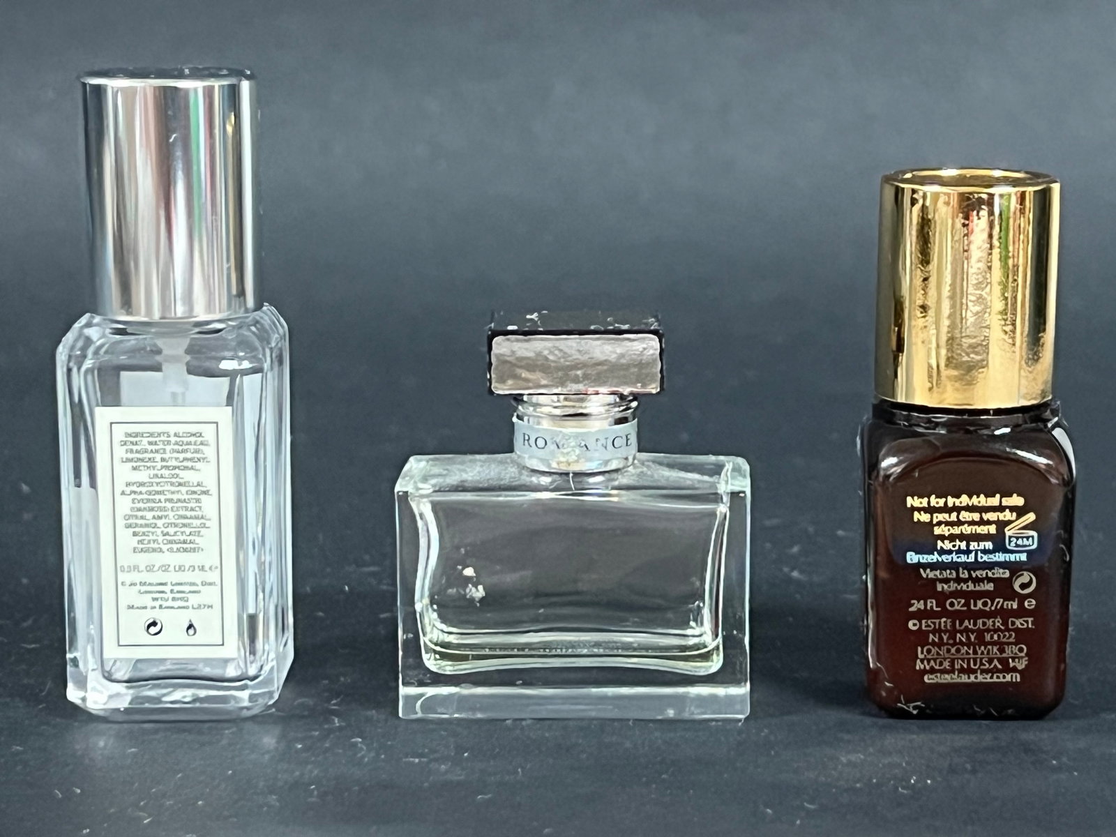 Empty Bottle Only Assorted Miniature Perfume Bottle - 4