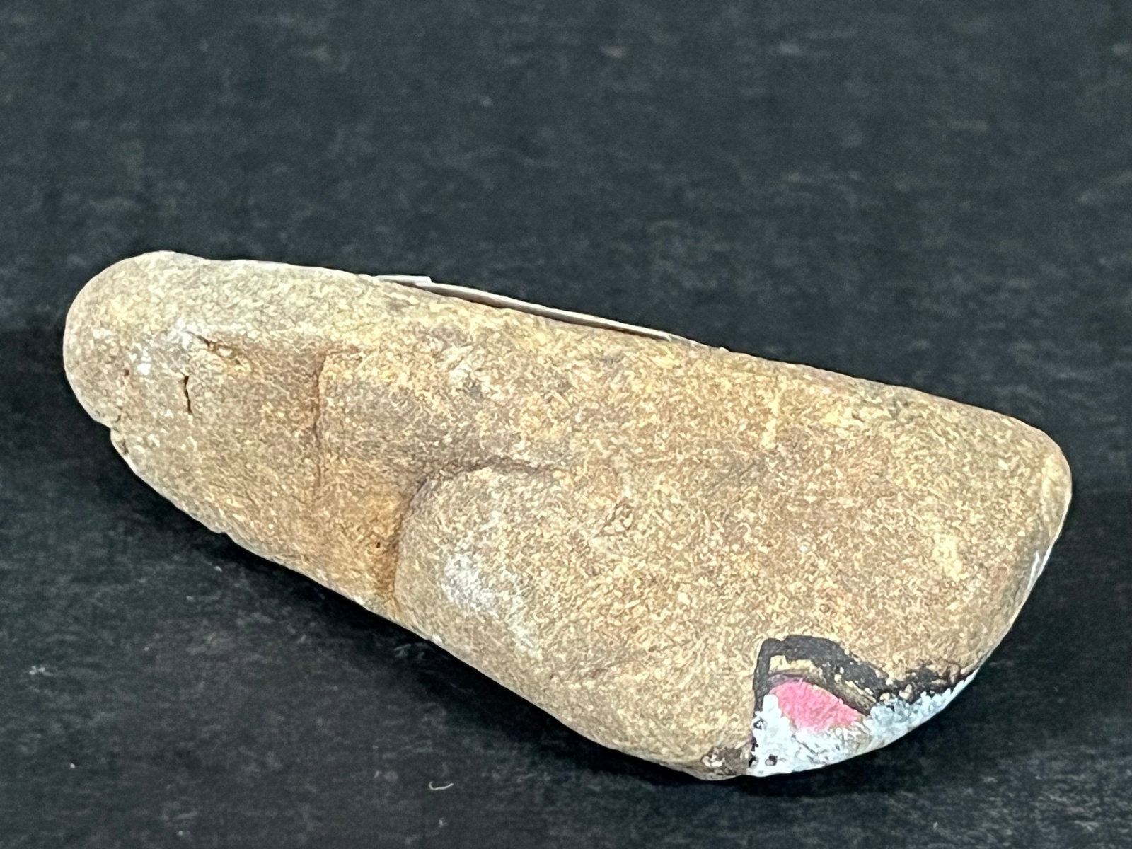 Hand Painted Paperweight Rock Art Cat Design - 4